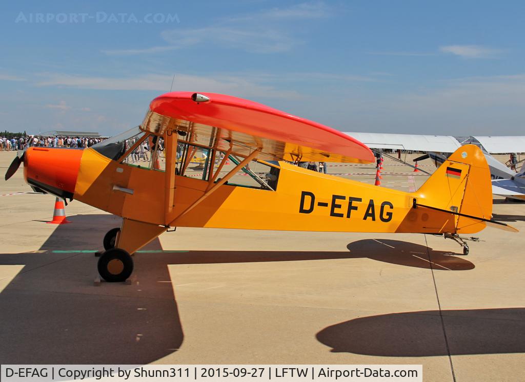 D-EFAG, 1952 Piper L-18C Super Cub C/N 18-1543, Exhibited during FNI Airshow 2015