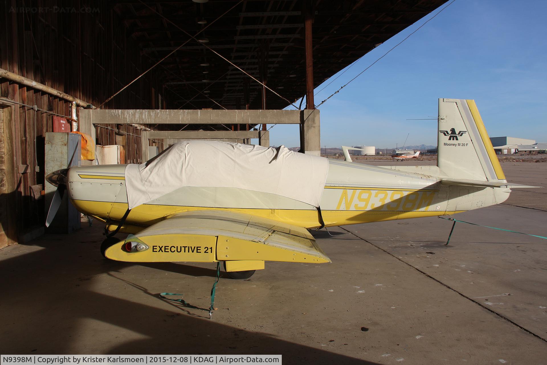 N9398M, 1966 Mooney M20F Executive C/N 670022, Under Cover :-)