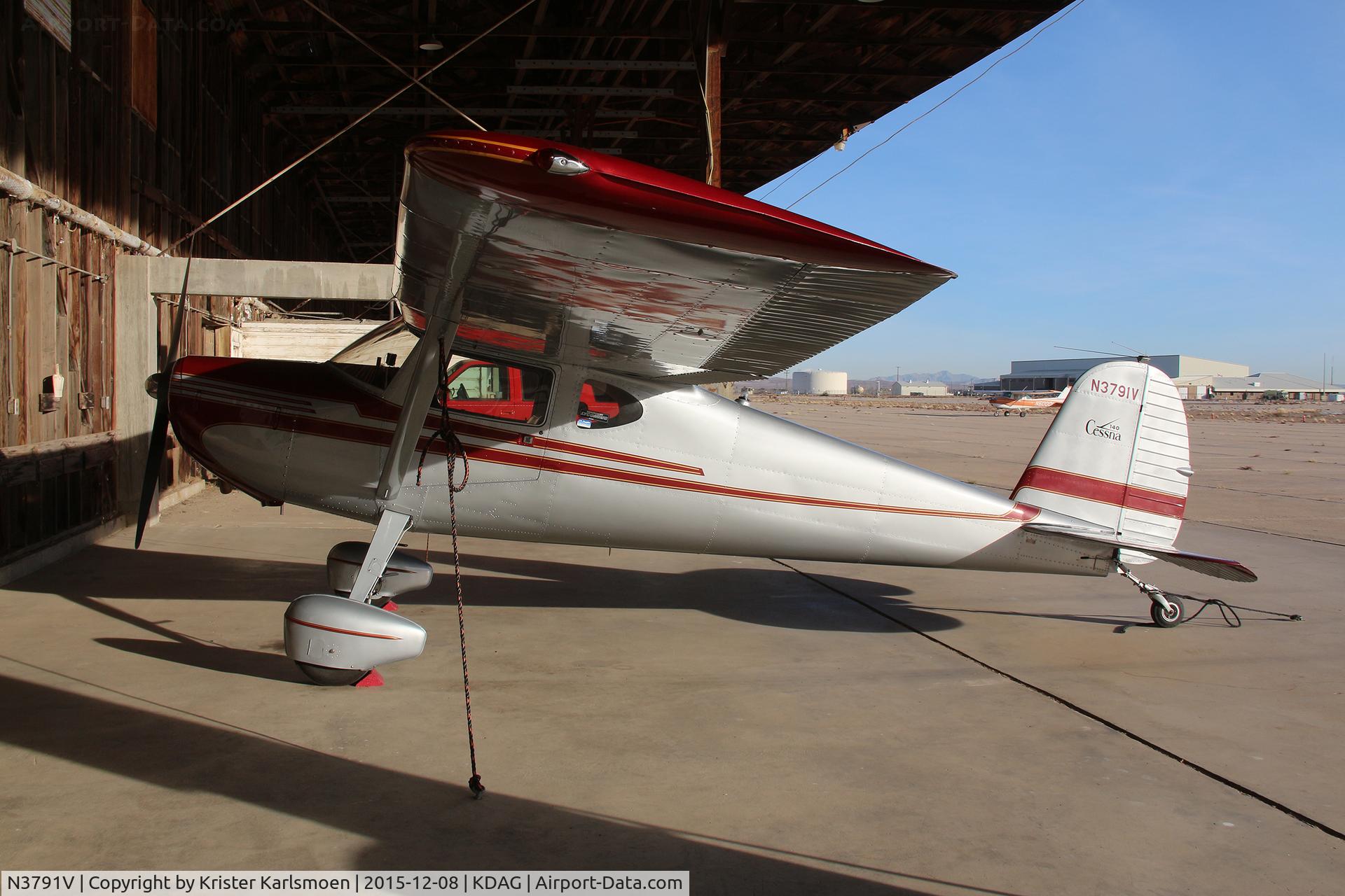 N3791V, Cessna 140A C/N 15212, I love US smaller airports. Candy everywhere!