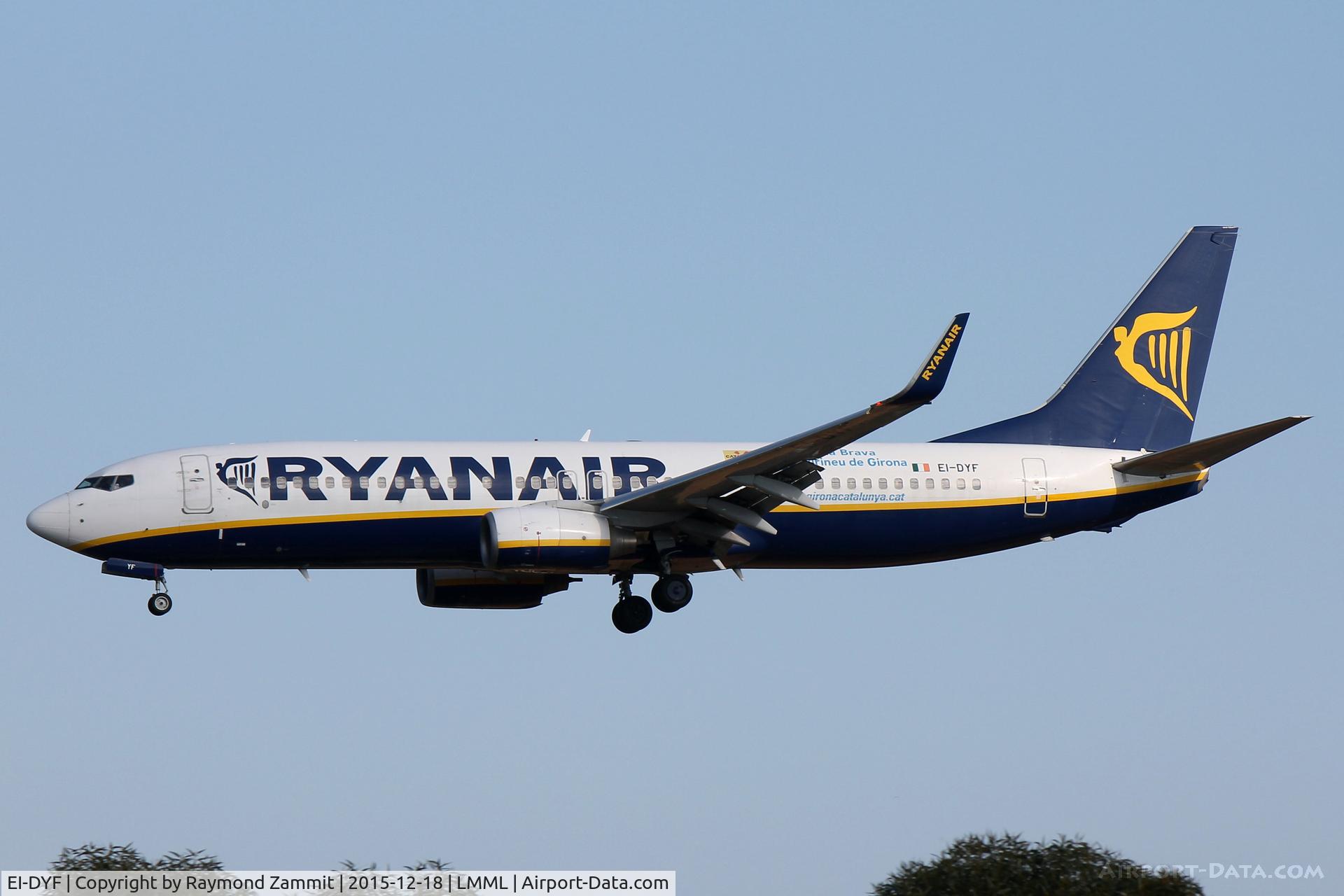 EI-DYF, 2008 Boeing 737-8AS C/N 36569, B737-800 EI-DYF Ryanair