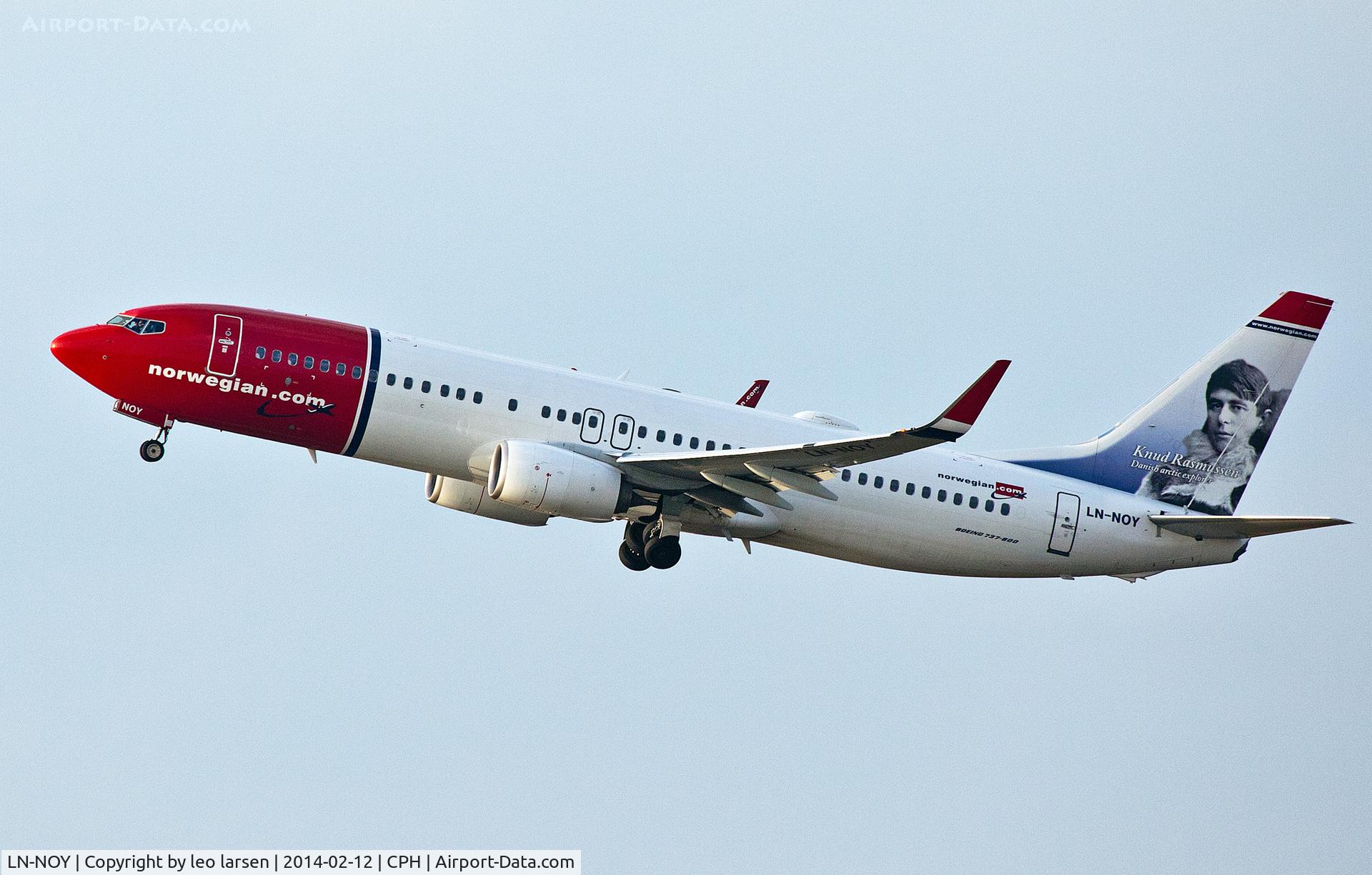 LN-NOY, 2012 Boeing 737-8JP C/N 39419, Copenhagen 12.2.14
