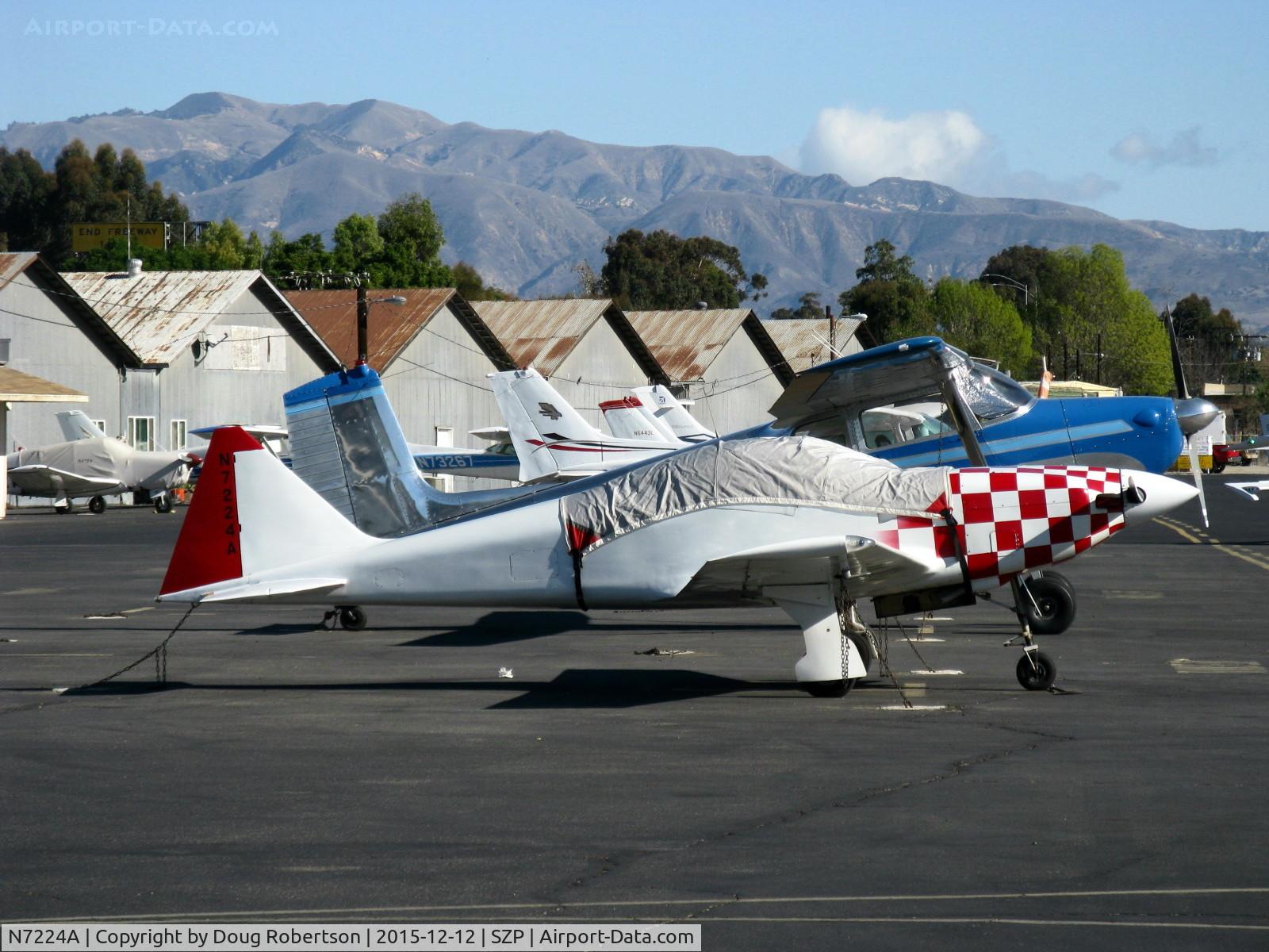 N7224A, 1998 Osprey GP-4 C/N 8, 1998 Baum PEREIRA GP4, Lycoming IO-360-A1A 200 Hp, 240 mph cruise, 2,200 fpm rate of climb, 1,200 mile range, retractable gear speedster