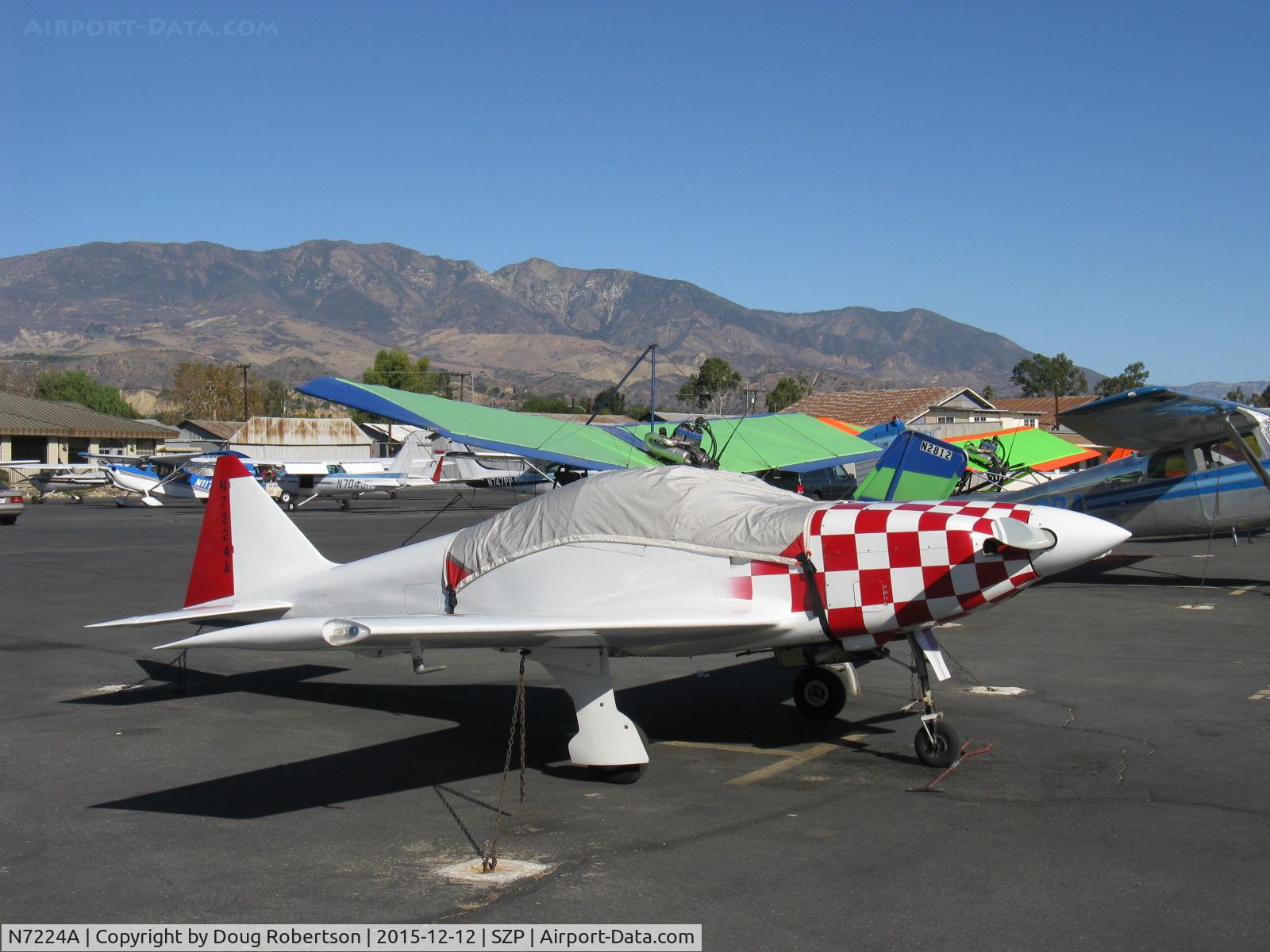 N7224A, 1998 Osprey GP-4 C/N 8, 1998 Baum PEREIRA GP4, Lycoming IO-360-A1A 200 Hp, 240 mph cruise, 2,200 fpm rate of climb, 1,200 mile range, all wood, retractable tri-gear, Experimental class speedster