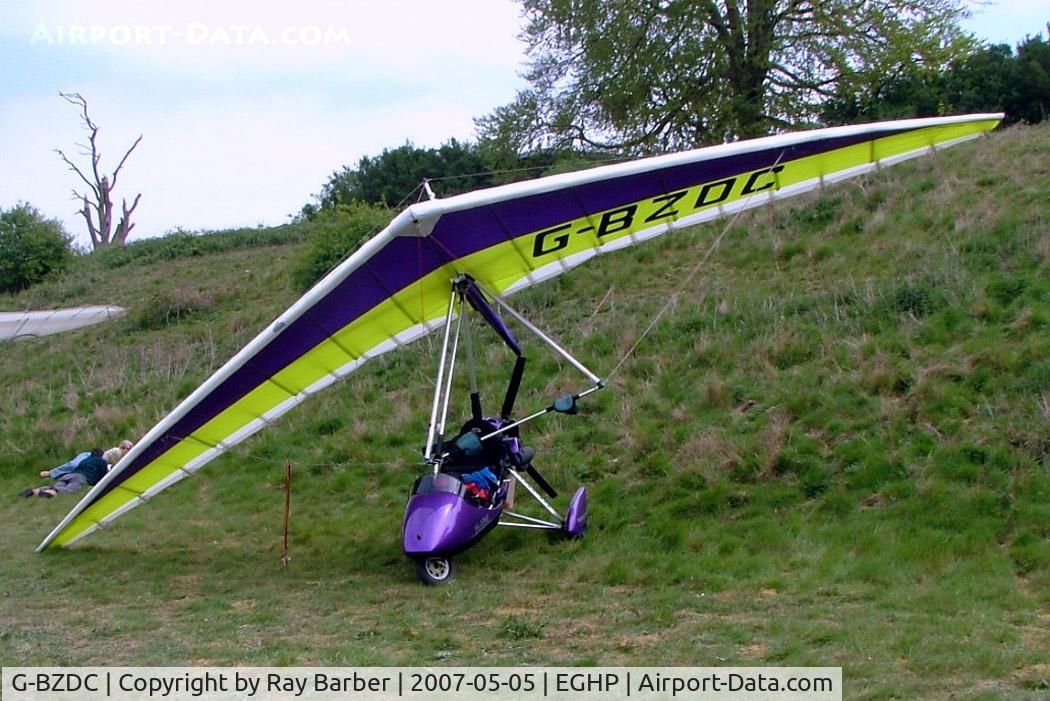 G-BZDC, 2000 Mainair Blade C/N 1232-0100-7-W1025, Mainair Blade [1232-0100-7] Popham~G 05/05/2007