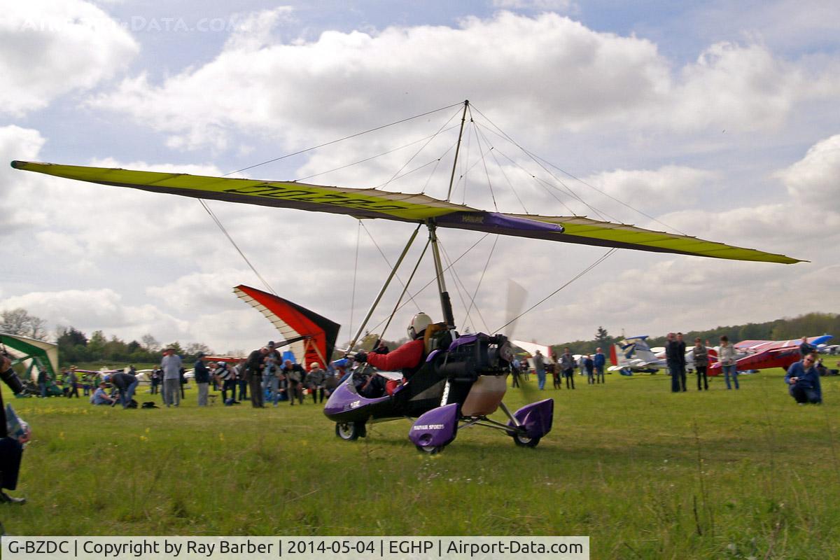 G-BZDC, 2000 Mainair Blade C/N 1232-0100-7-W1025, Mainair Blade [1232-0100-7] Popham~G 04/05/2014