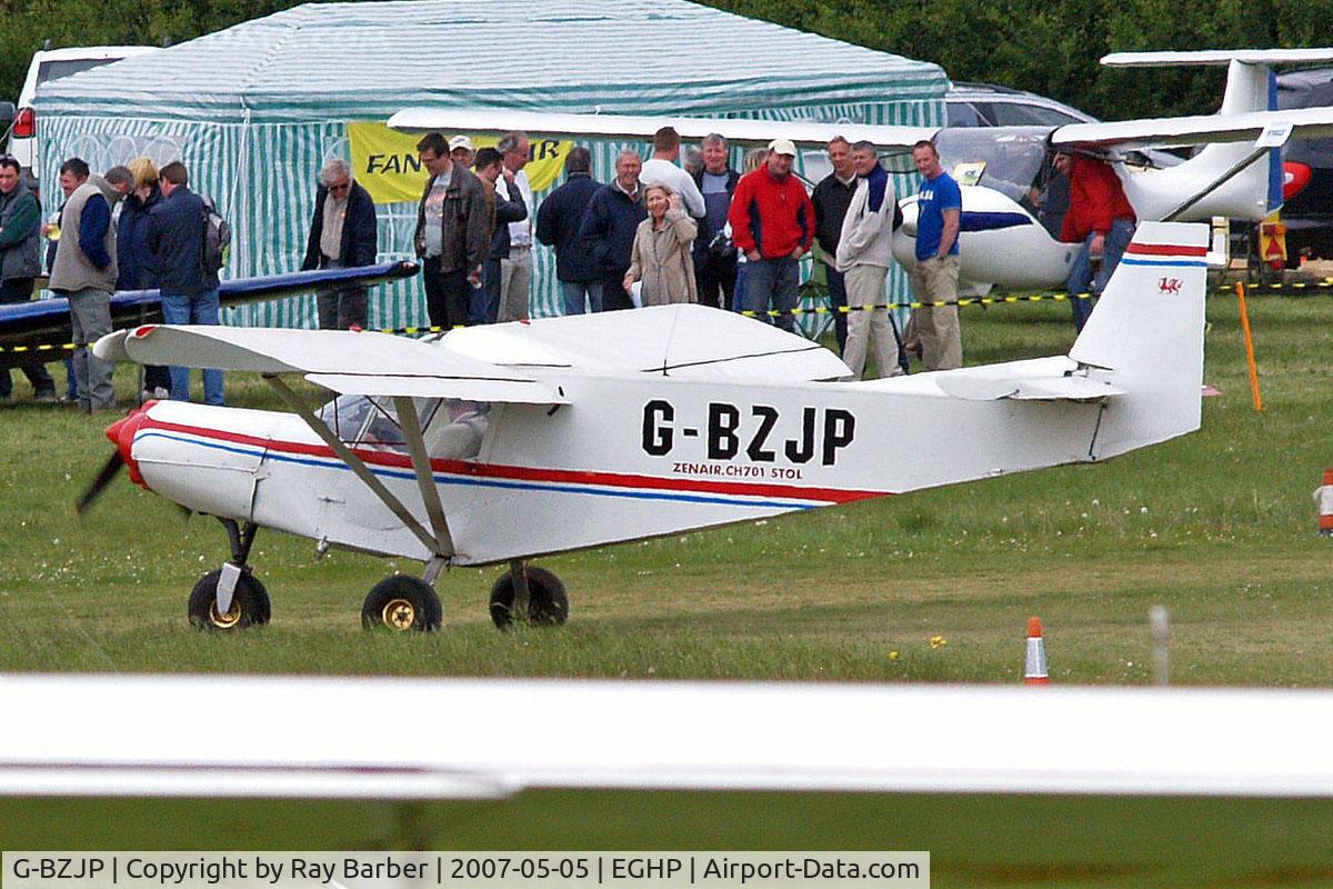 G-BZJP, 2001 Zenair STOL CH-701 UL C/N PFA 187-13579, Zenair CH.701UL STOL [PFA 187-13579] Popham~G 05/05/2007
