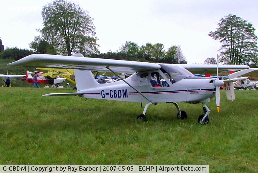 G-CBDM, 2003 Tecnam P-92EM Echo C/N PFA 318-13756, Tecnam P.92-EM Echo [PFA 318-13756] Popham~G 05/05/2007