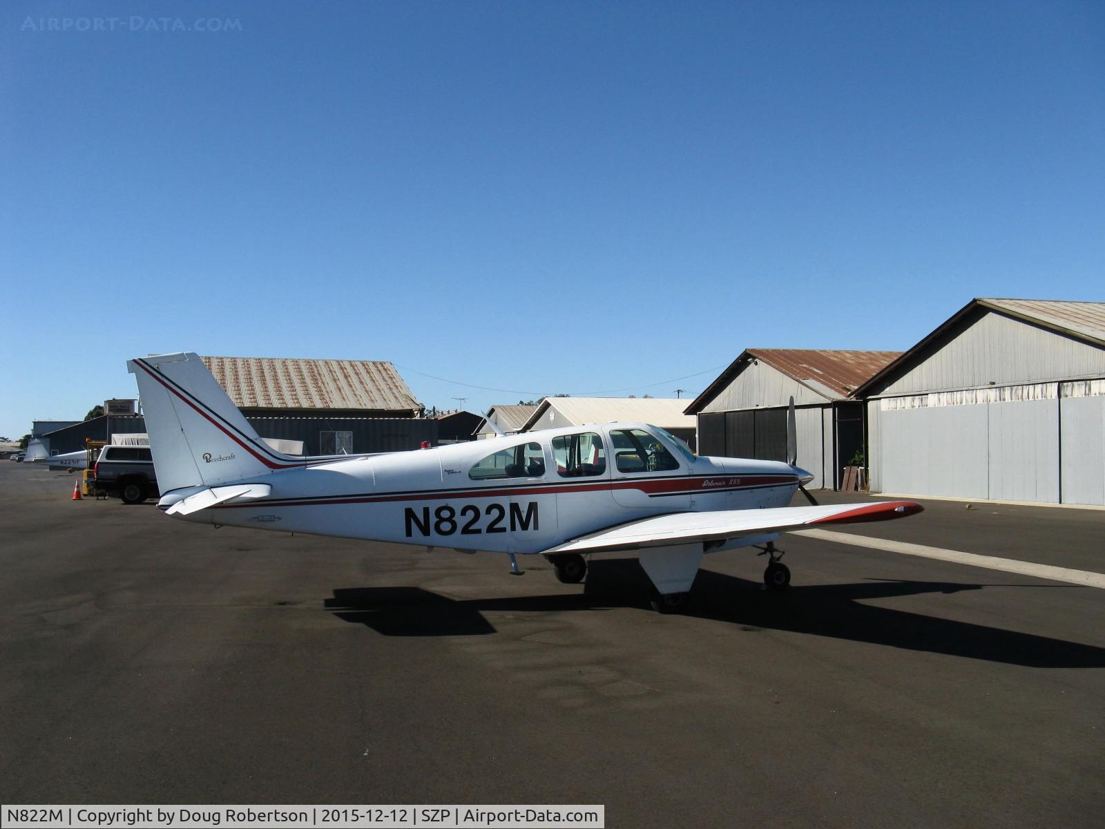 N822M, 1967 Beech 35-C33A Debonair C/N CE-138, 1967 Beech 35-C33A DEBONAIR, Continental IO-520-B 285 Hp. 1967 price $31,000 while equivalent year V35 Bonanza priced at $32,500 with exact same engines. Max speed 208 MPH just 2 mph less than 1967 V35 Bonanza. Both models have one-piece windshield.