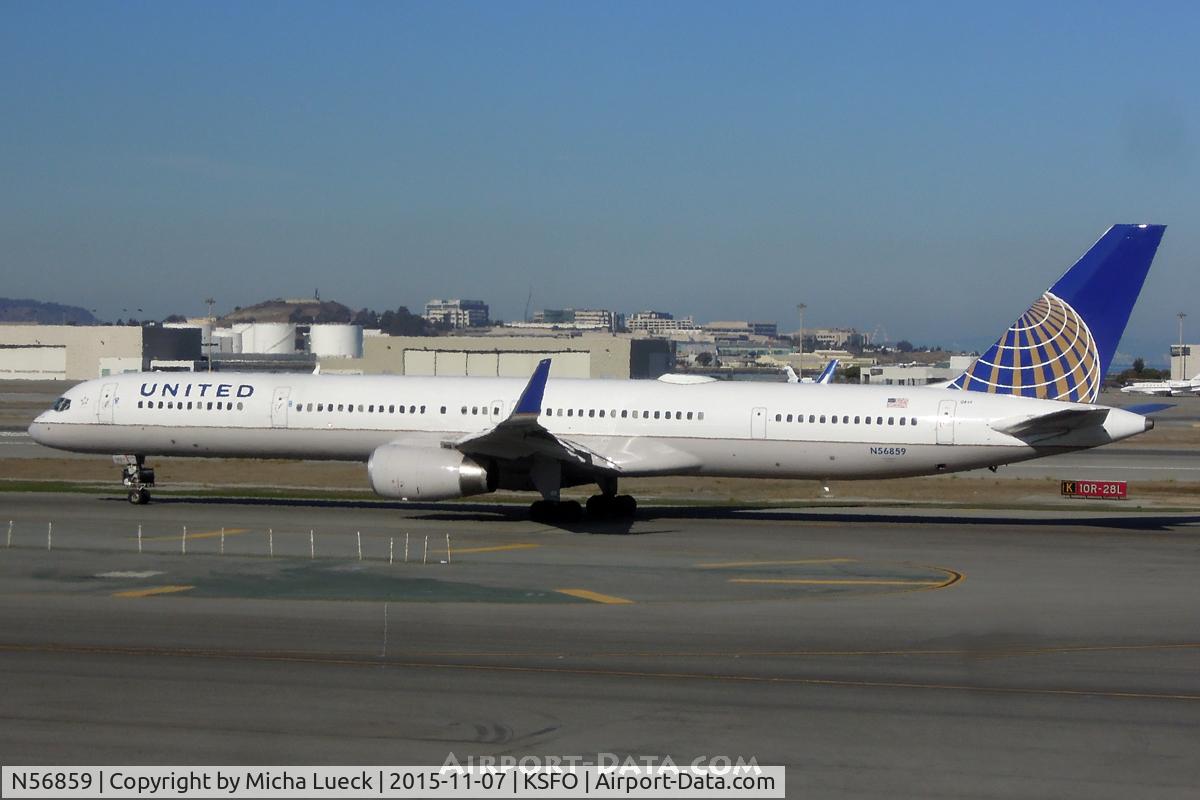 N56859, 2004 Boeing 757-324 C/N 32818, At San Francisco