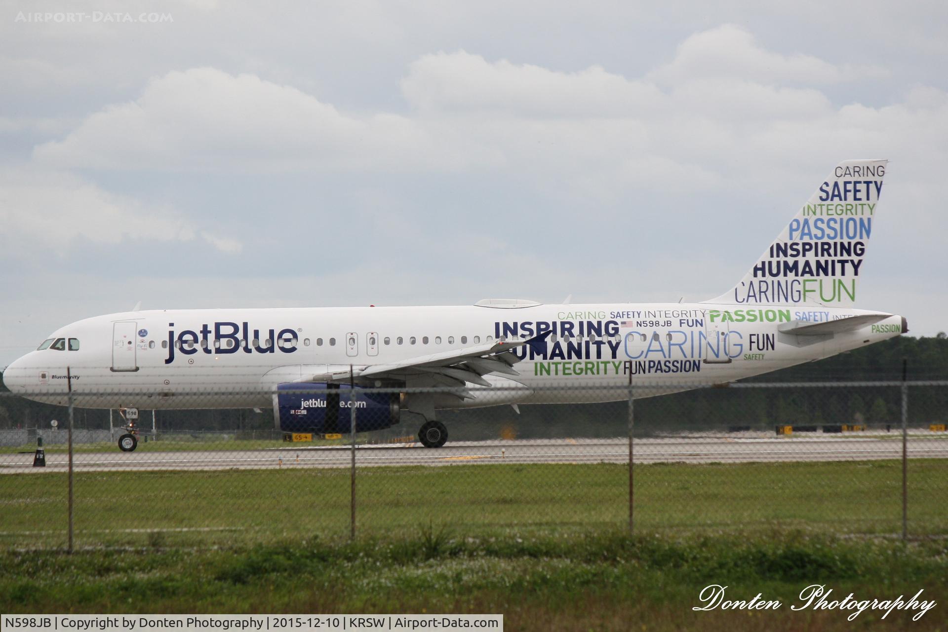 N598JB, 2004 Airbus A320-232 C/N 2314, JetBlue Flight 965 (N598JB) 