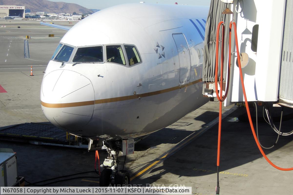 N67058, 2002 Boeing 767-424/ER C/N 29453, At San Francisco