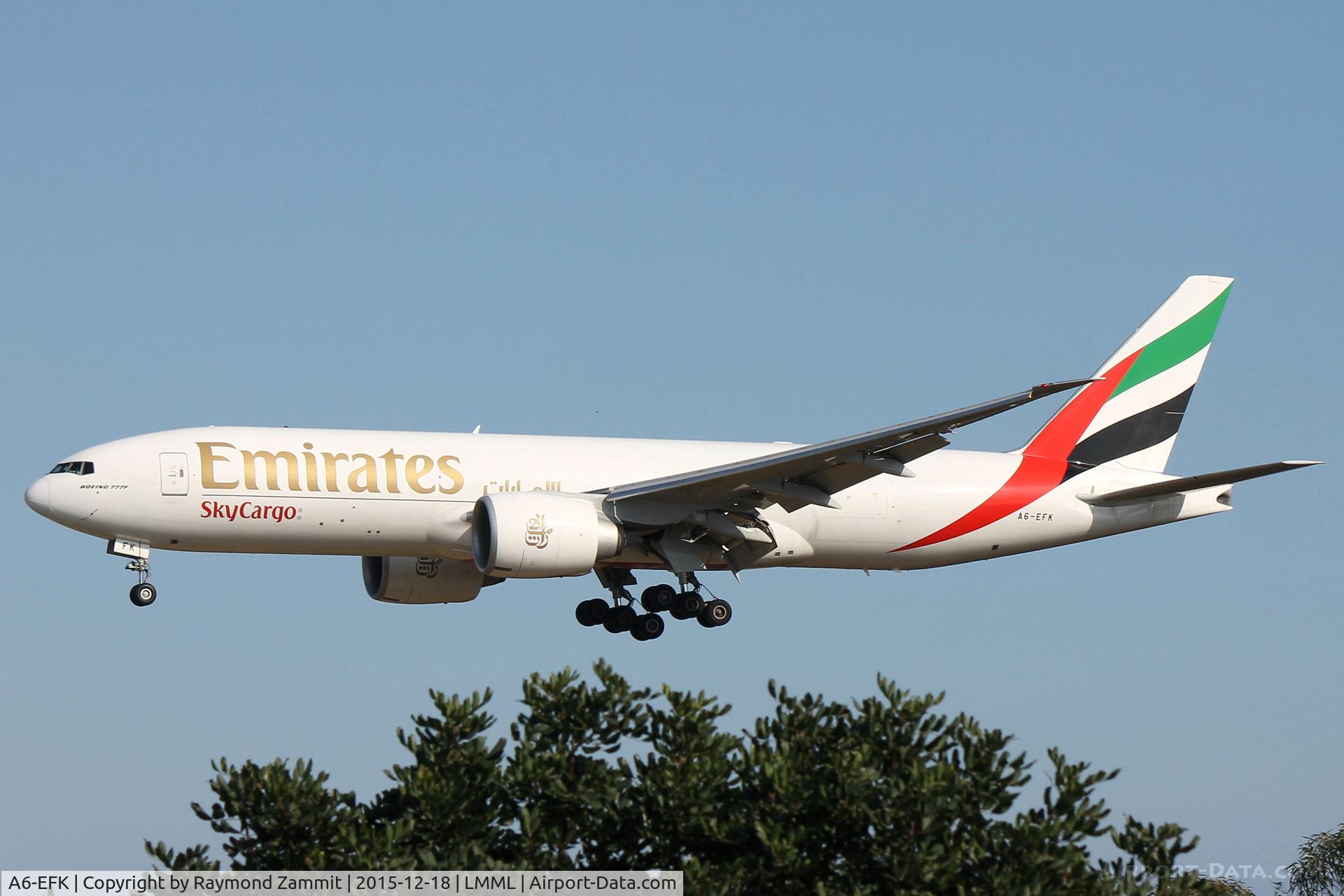 A6-EFK, 2013 Boeing 777-F1H C/N 35611, B777 A6-EFK Emirates Skycargo