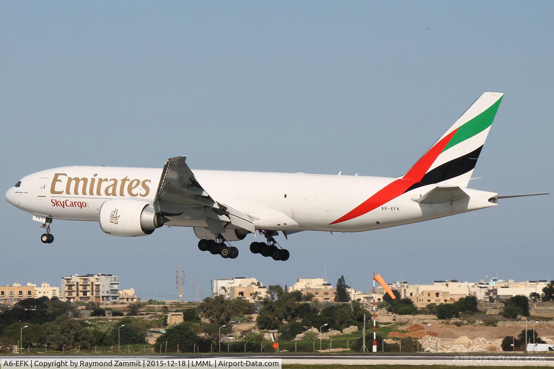 A6-EFK, 2013 Boeing 777-F1H C/N 35611, B777 A6-EFK Emirates Skycargo