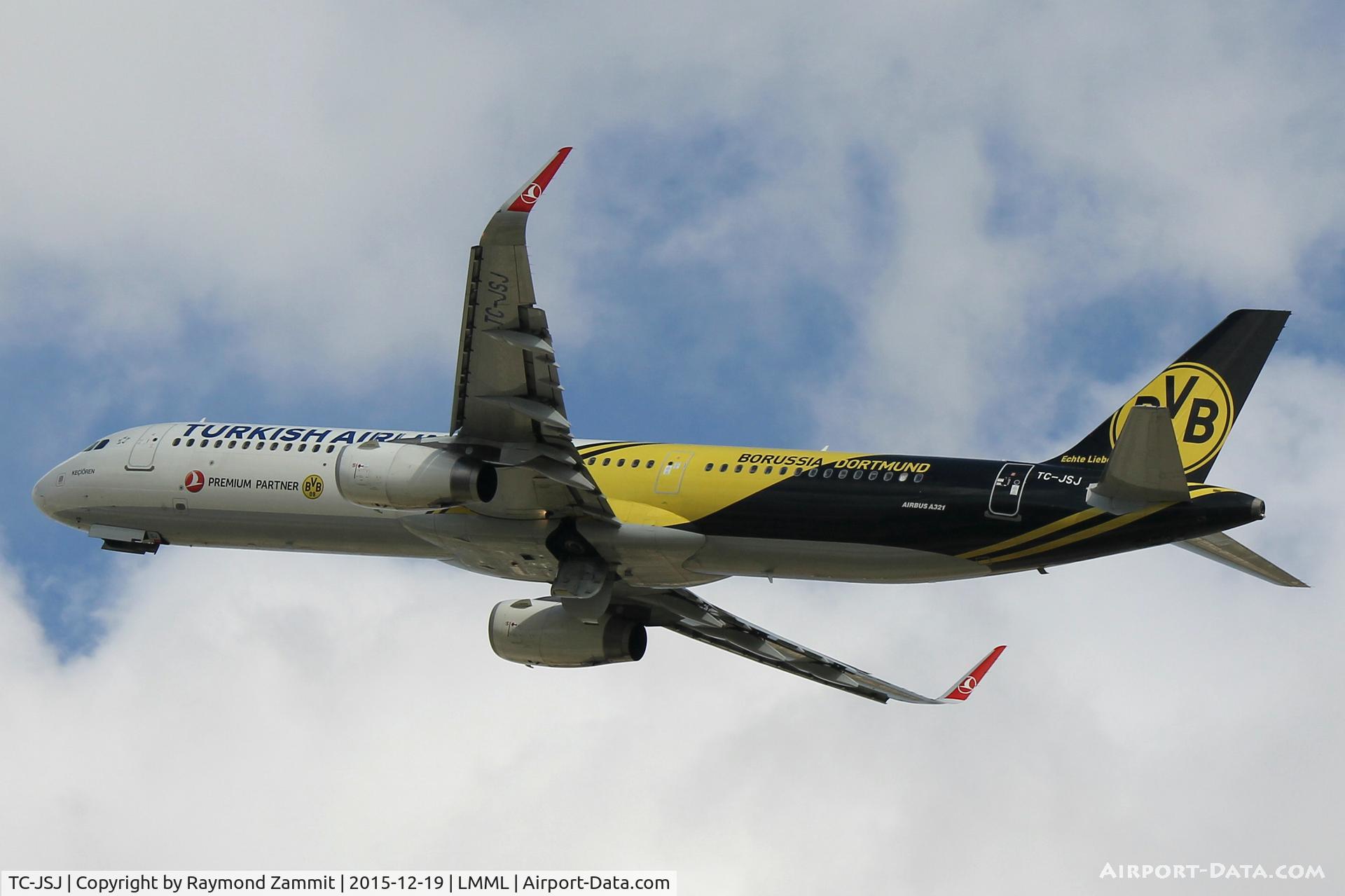 TC-JSJ, 2013 Airbus A321-231 C/N 5633, A321 TC-JSJ Turkish Airlines in Borussia Dortmond livery.