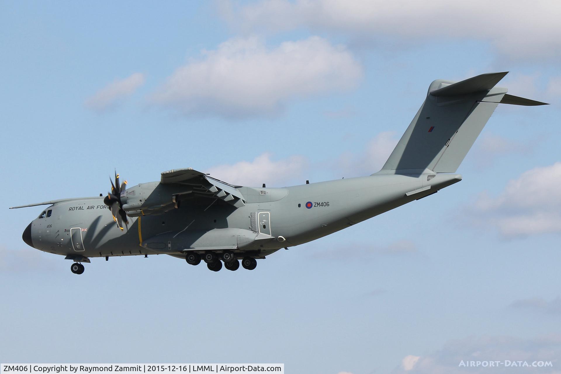 ZM406, 2015 Airbus A400M Atlas C.1 C/N 025, Airbus A400M Atlas C.1 ZM406 Royal Air Force
