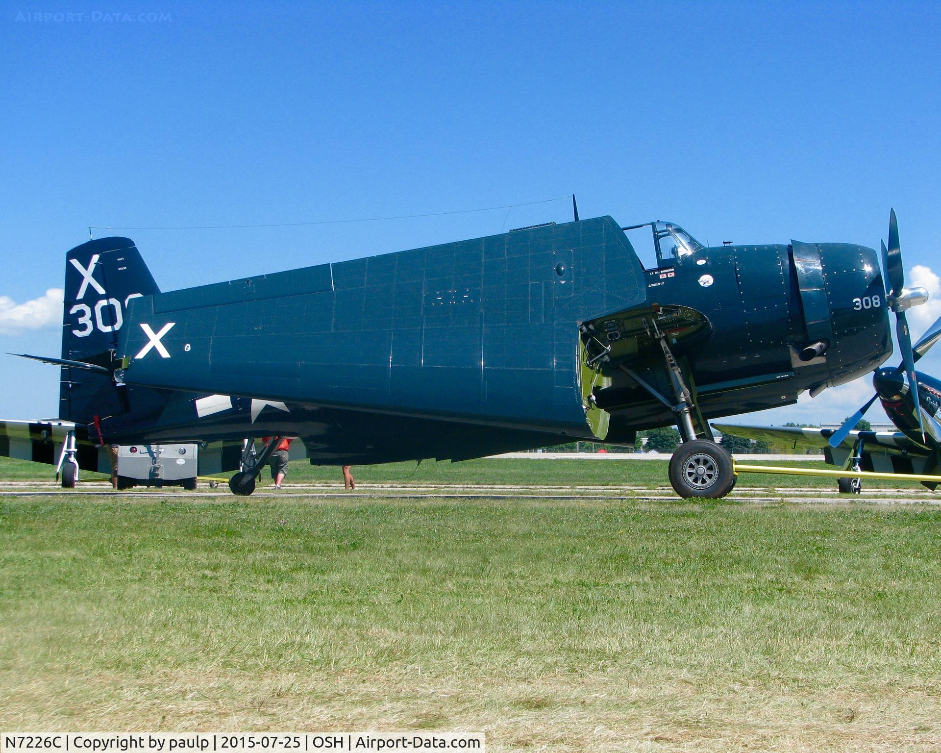 N7226C, Grumman TBM-3E Avenger C/N 85938, At AirVenture