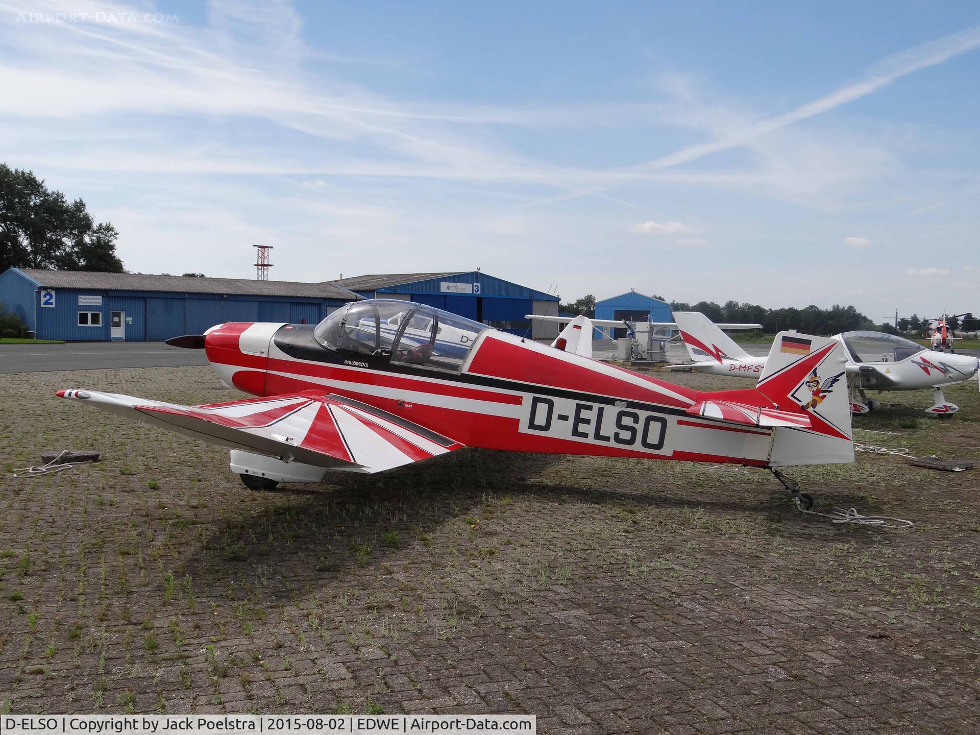 D-ELSO, 1963 SAN Jodel DR-1050 Ambassadeur C/N 396, Jodel on ramp at Emden airport