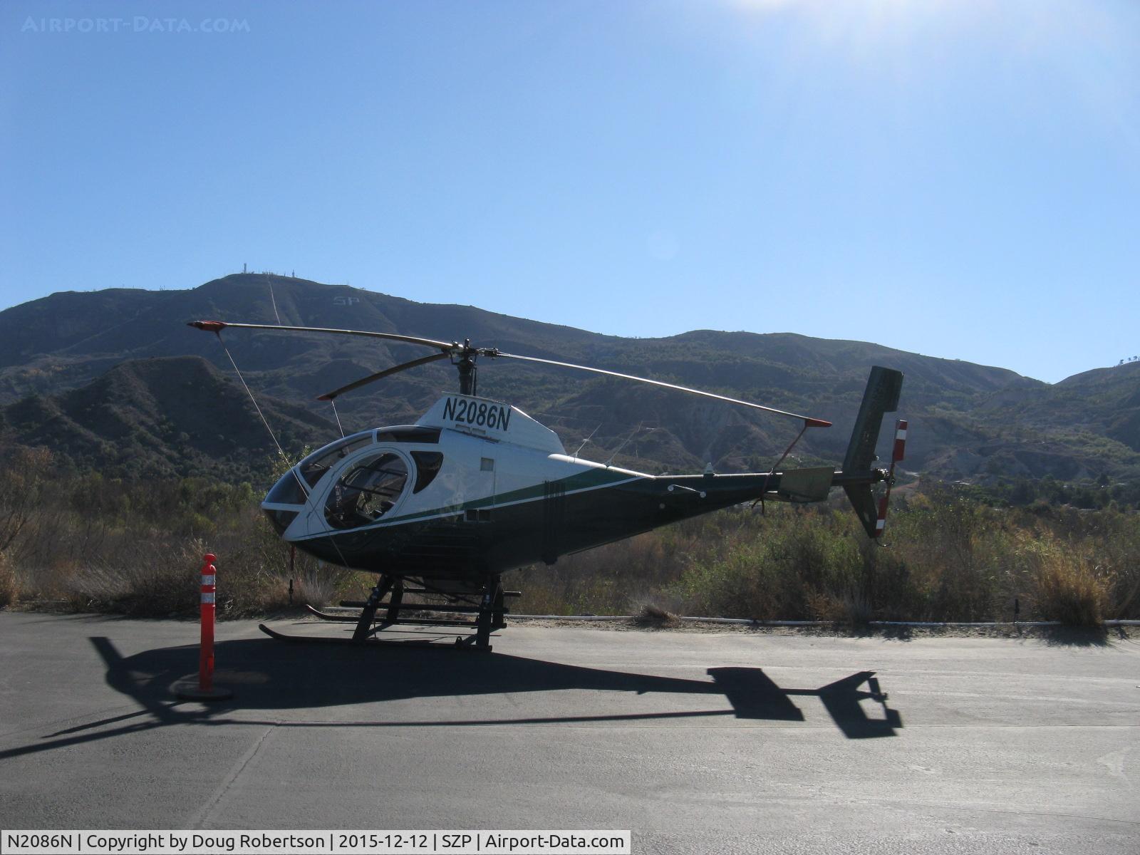 N2086N, 1994 Schweizer 269D C/N 0008, 1994 Schweizer 269D, one Allson 250-C20 Turboshaft, 235 shp for takeoff, 220 shp max continuous, near SZP Helipad