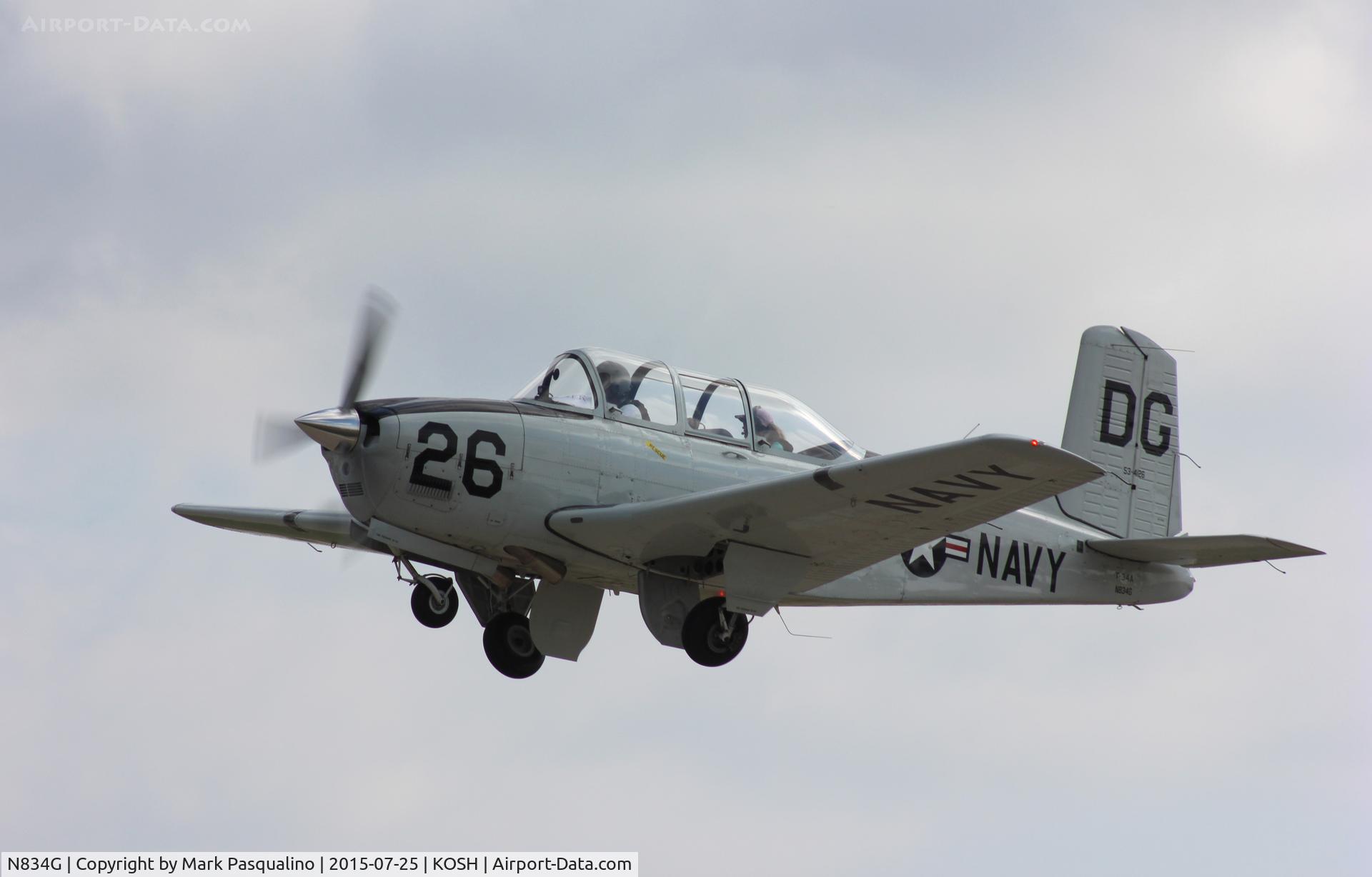 N834G, 1955 Beech (CCF) T-34A (A45) Mentor C/N CCF34-95, Beech T-34A