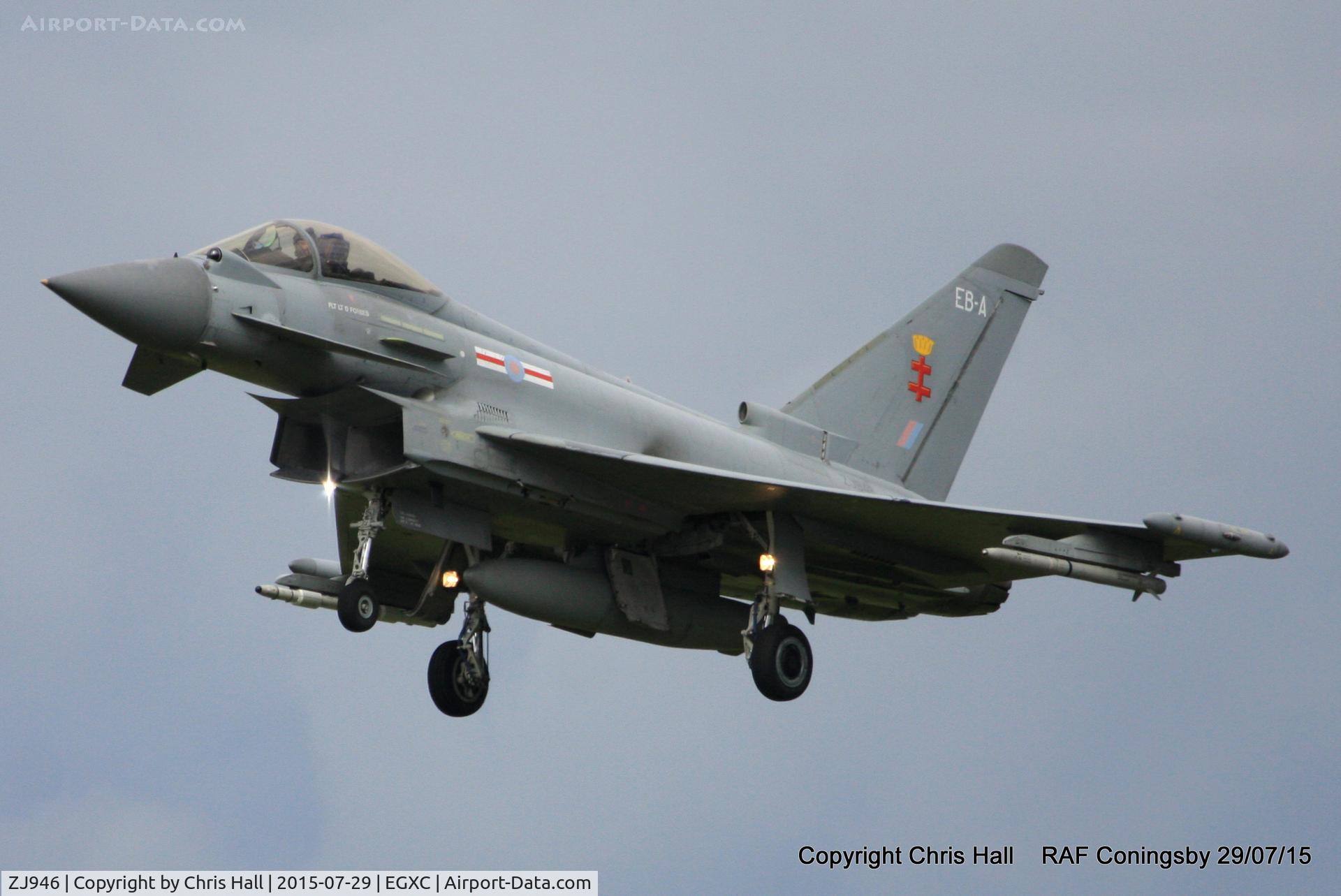ZJ946, 2008 Eurofighter EF-2000 Typhoon FGR.4 C/N BS039, RAF 41(R) Sqn