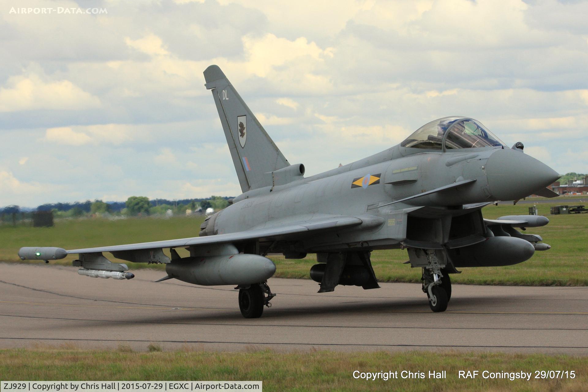 ZJ929, 2006 Eurofighter EF-2000 Typhoon FGR4 C/N 0096/BS020, RAF 11(F) Sqn
