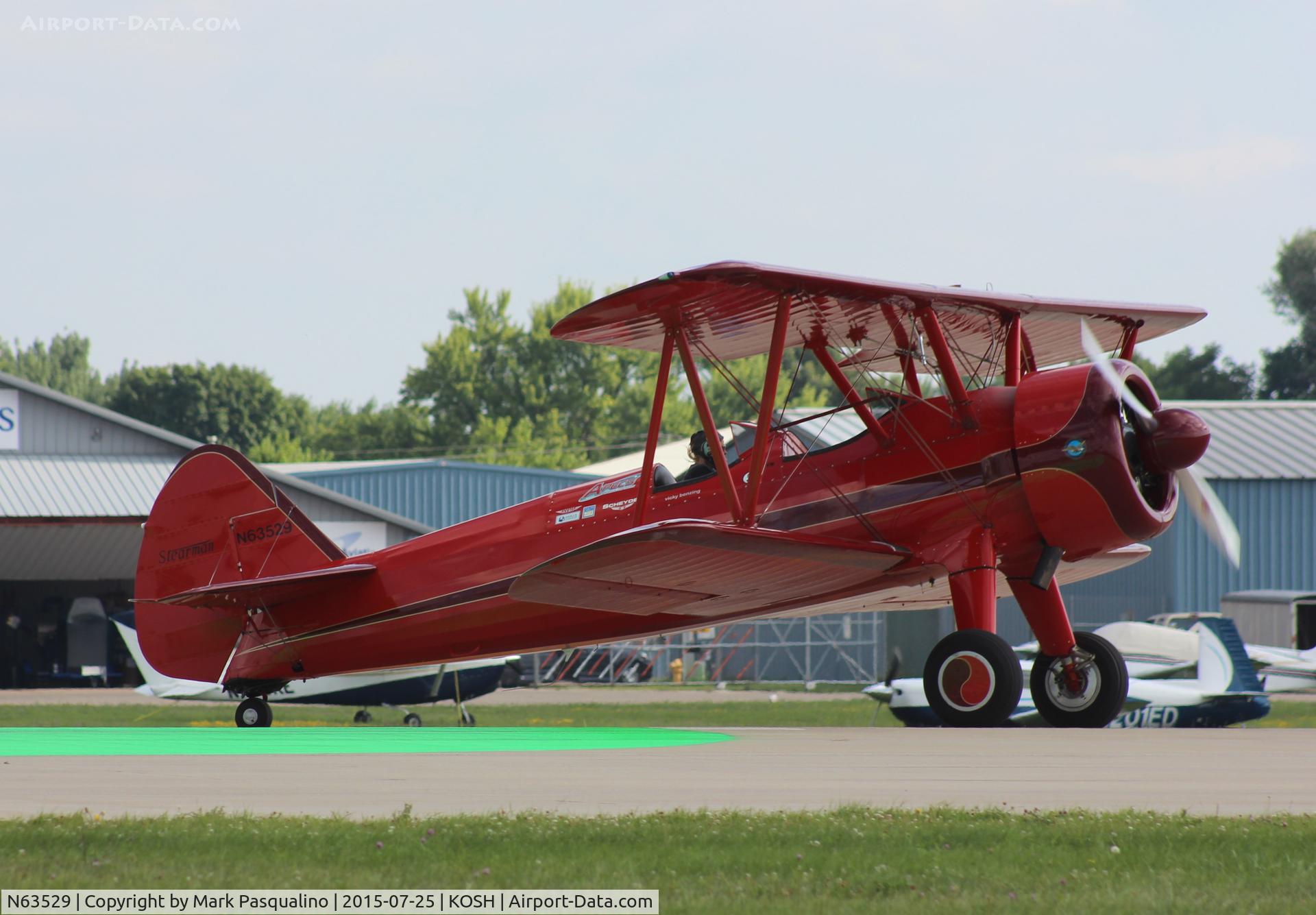 N63529, 1940 Boeing A75N1(PT17) C/N 75-338, Stearman