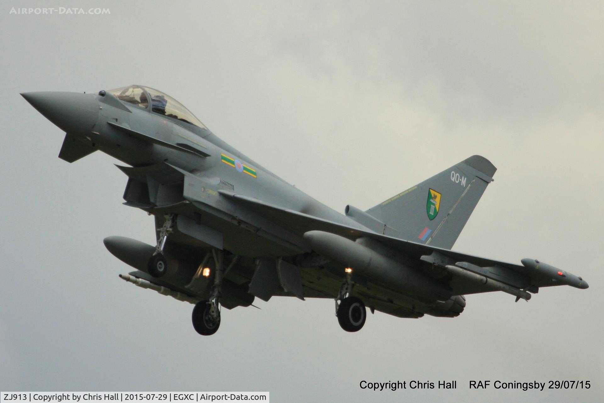 ZJ913, 2004 Eurofighter EF-2000 Typhoon FGR4 C/N 0047/BS004, RAF 3 Sqn