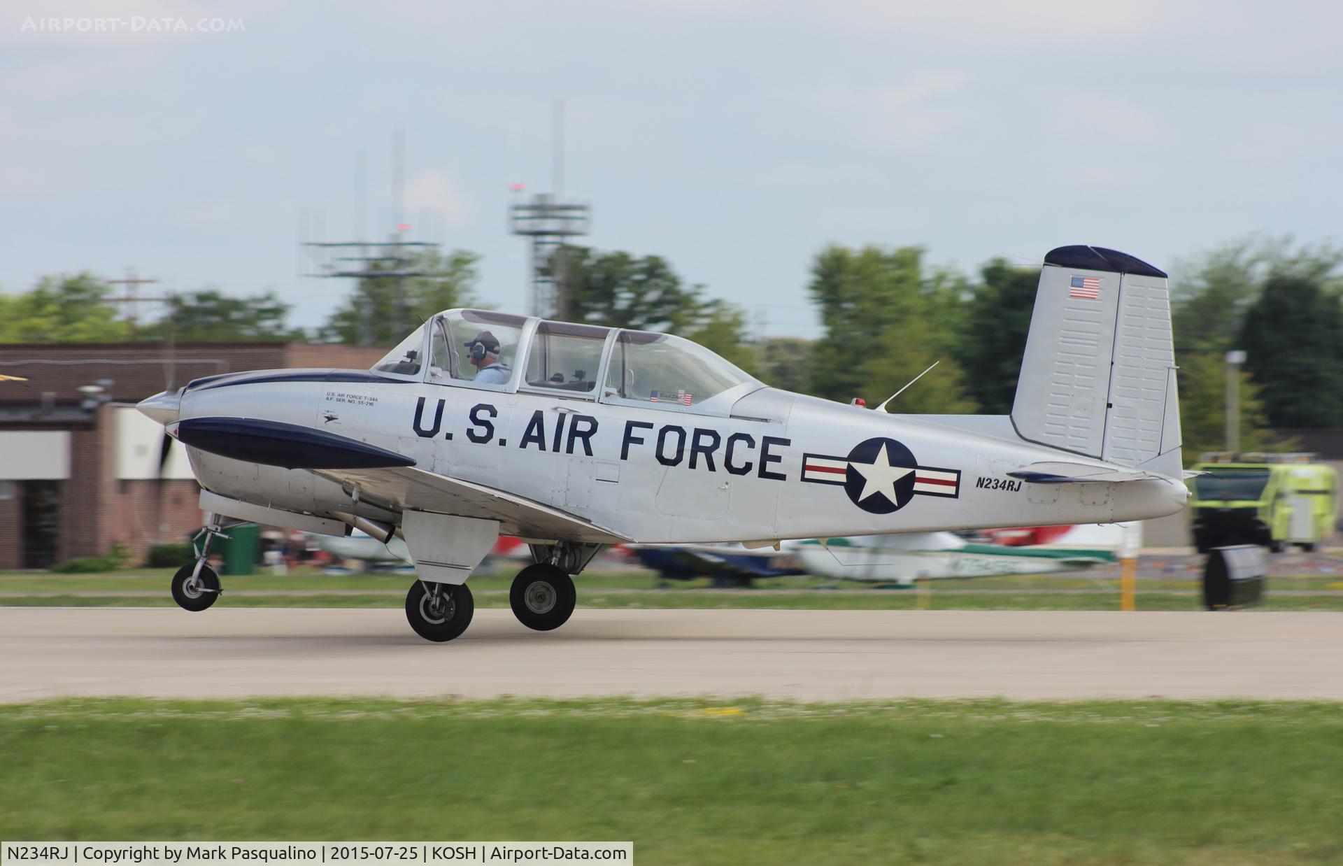 N234RJ, 1955 Beech T-34A (A45) Mentor C/N G-773, Beech T-34A