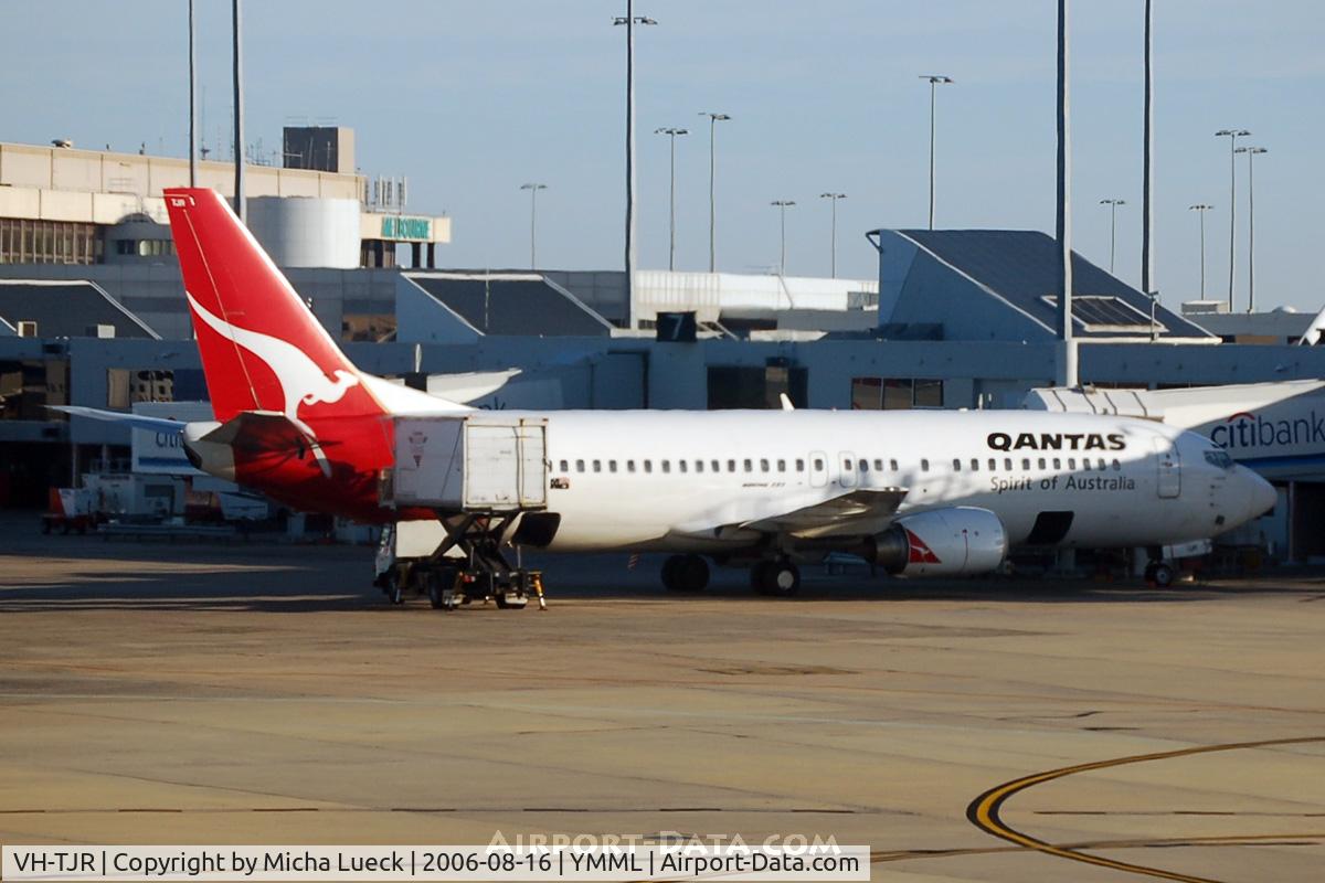 VH-TJR, 1992 Boeing 737-476 C/N 24443, At Tullamarine