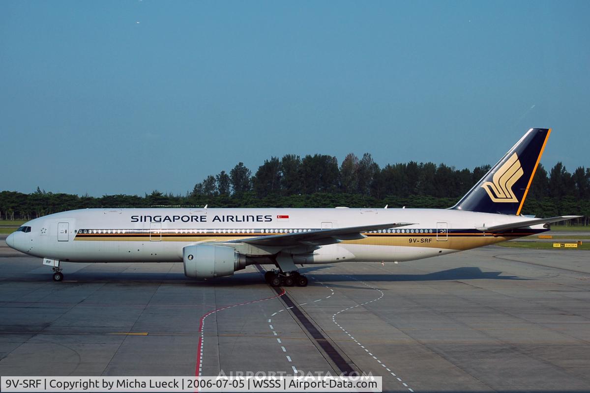 9V-SRF, 2001 Boeing 777-212/ER C/N 28521, At Changi