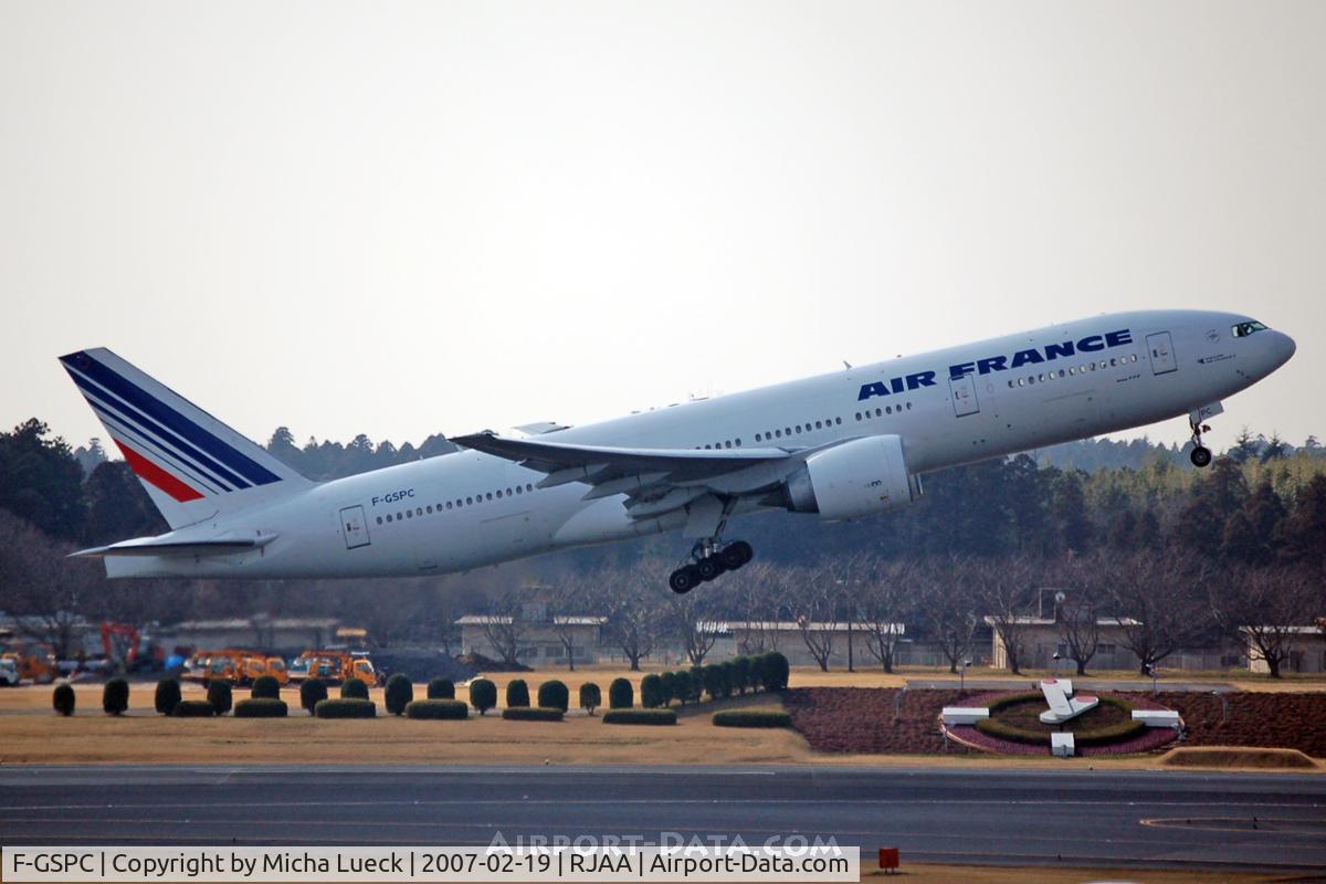 F-GSPC, 1998 Boeing 777-228/ER C/N 29004, At Narita