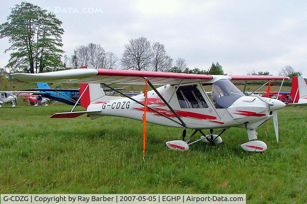 G-CDZG, 2006 Comco Ikarus C42 FB80 C/N 0604-6808, Comco Ikarus C-42 Cyclone FB80 [0604-6808] Popham~G 05/05/2007