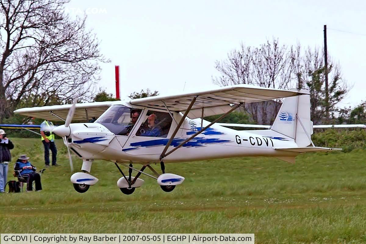 G-CDVI, 2006 Comco Ikarus C42 FB80 C/N 0602-6794, Comco Ikarus C42 Cyclone FB80 [0602-6794] Popham~G 05/05/2007