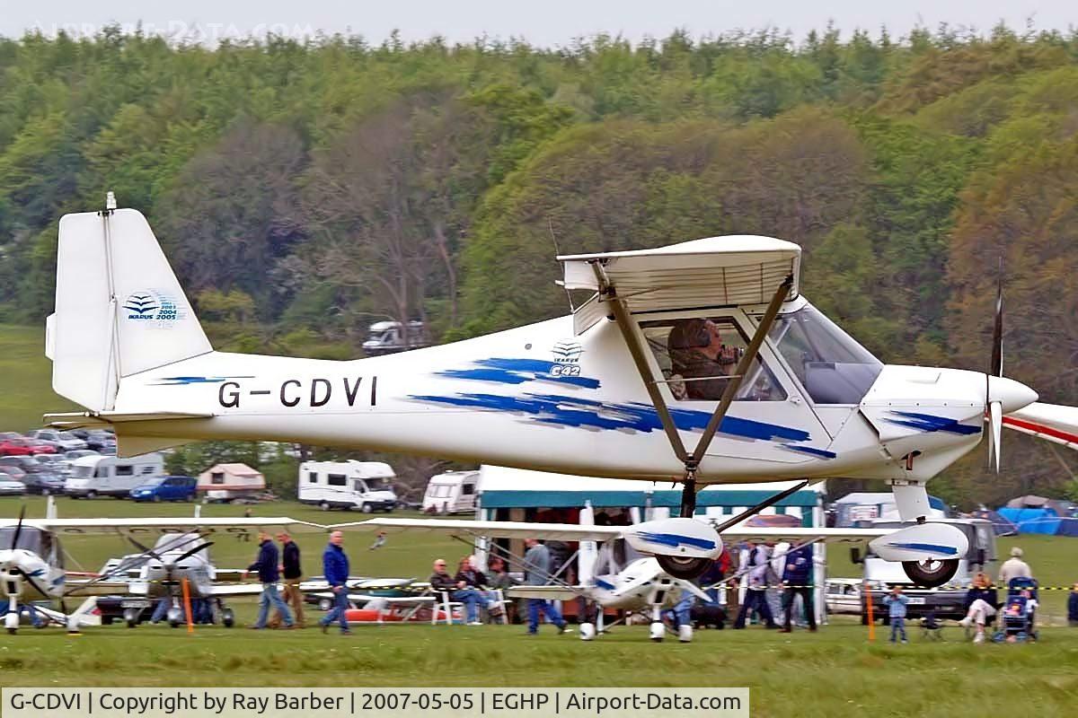 G-CDVI, 2006 Comco Ikarus C42 FB80 C/N 0602-6794, Comco Ikarus C42 Cyclone FB80 [0602-6794] Popham~G 05/05/2007