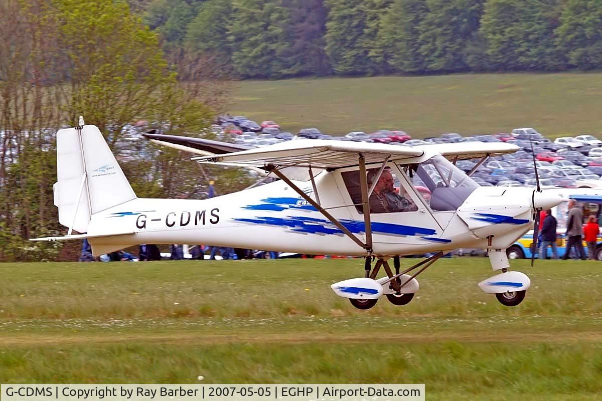 G-CDMS, 2005 Comco Ikarus C42 FB80 C/N 0506-6689, G-CDMS   Comco Ikarus C42 Cyclone FB80 [0506-6689] Popham~G 05/05/2007