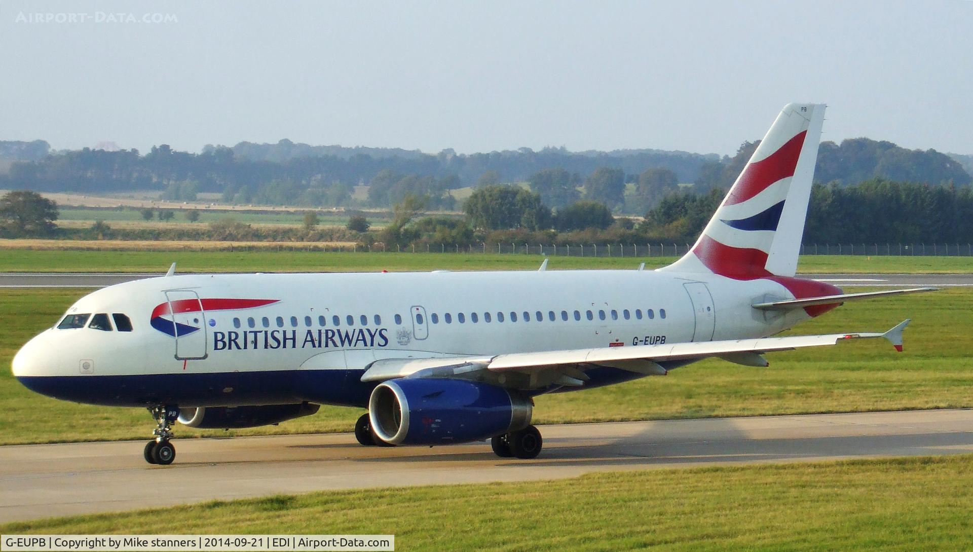 G-EUPB, 1999 Airbus A319-131 C/N 1115, 