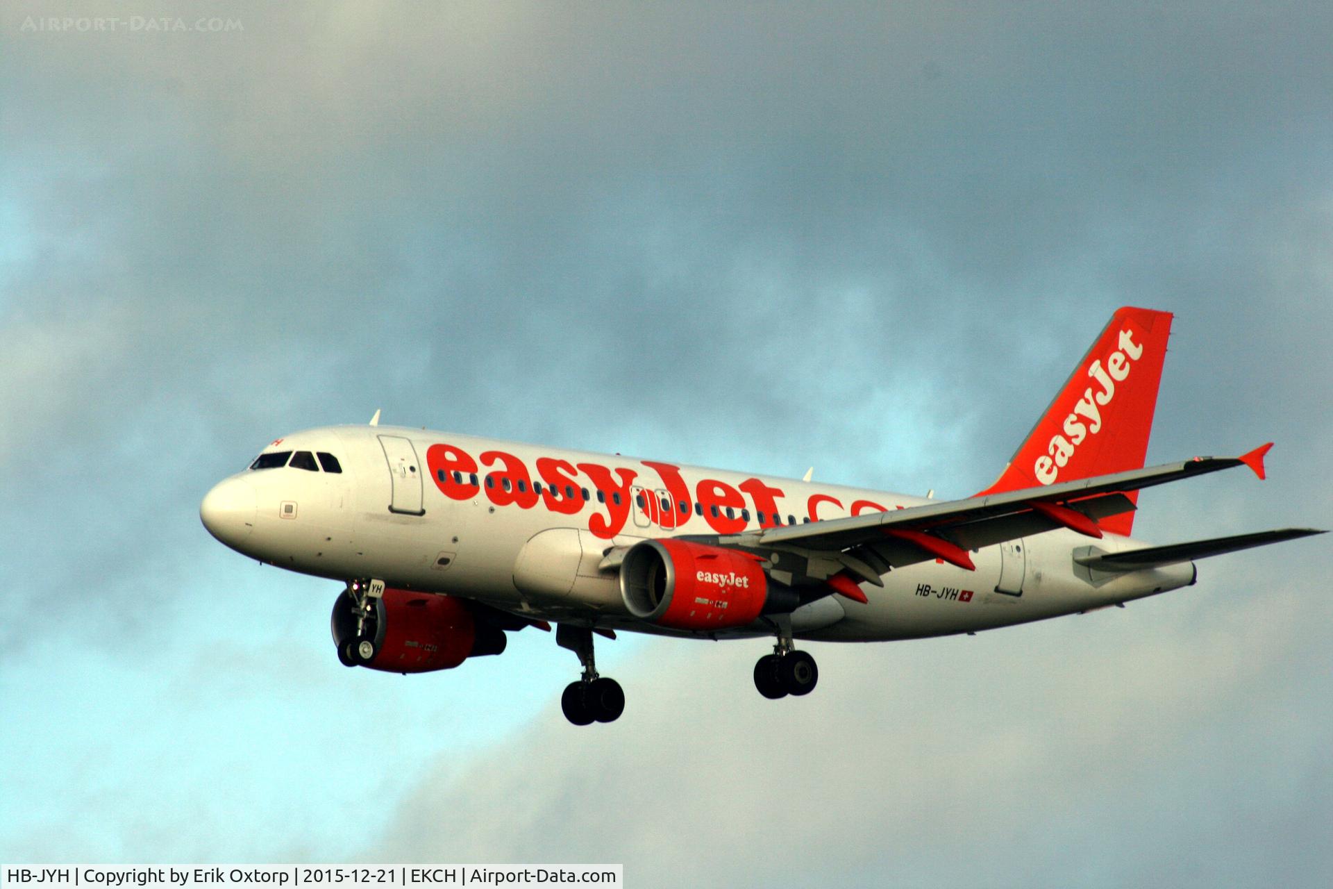 HB-JYH, 2011 Airbus A319-111 C/N 4787, HB-JYH landing rw 22L