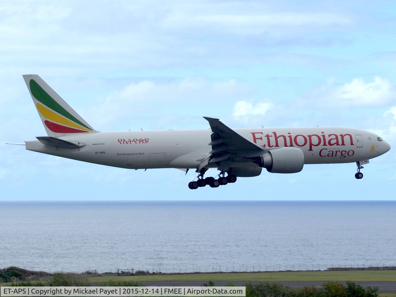 ET-APS, 2012 Boeing 777-F6N C/N 41846, On final for rwy 12