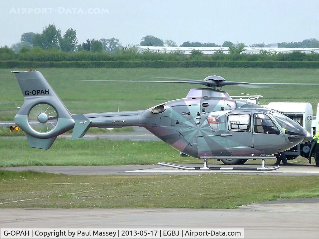 G-OPAH, 2007 Eurocopter EC-135T-2+ C/N 0635, @ Gloucester (Staverton) Airport.