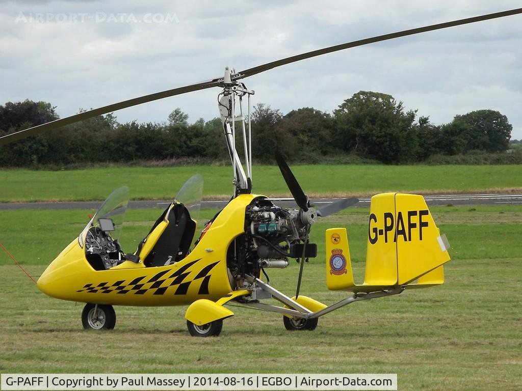 G-PAFF, 2011 Rotorsport UK MTOsport C/N RSUK/MTOS/039, @ the 2014 British Gyroplane Championships.
