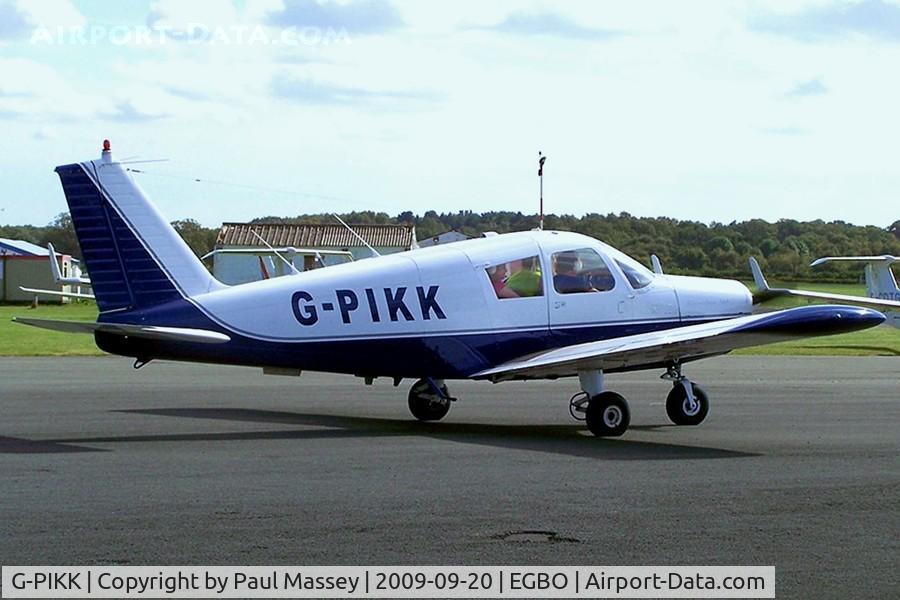G-PIKK, 1967 Piper PA-28-140 Cherokee C/N 28-22932, @ Halfpenny Green. EX:-G-AVLA,N11C.