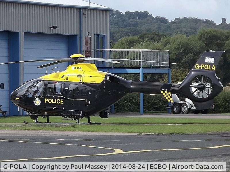 G-POLA, 2010 Eurocopter EC-135P-2+ C/N 877, @ Halfpenny Green.