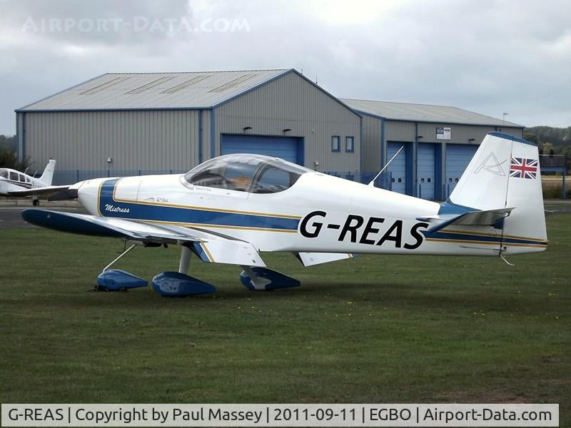 G-REAS, 1995 Vans RV-6A C/N PFA 181-12188, @ Halfpenny Green.