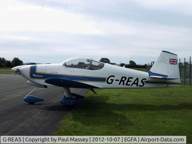 G-REAS, 1995 Vans RV-6A C/N PFA 181-12188, @ Aberporth Airport -Wales.