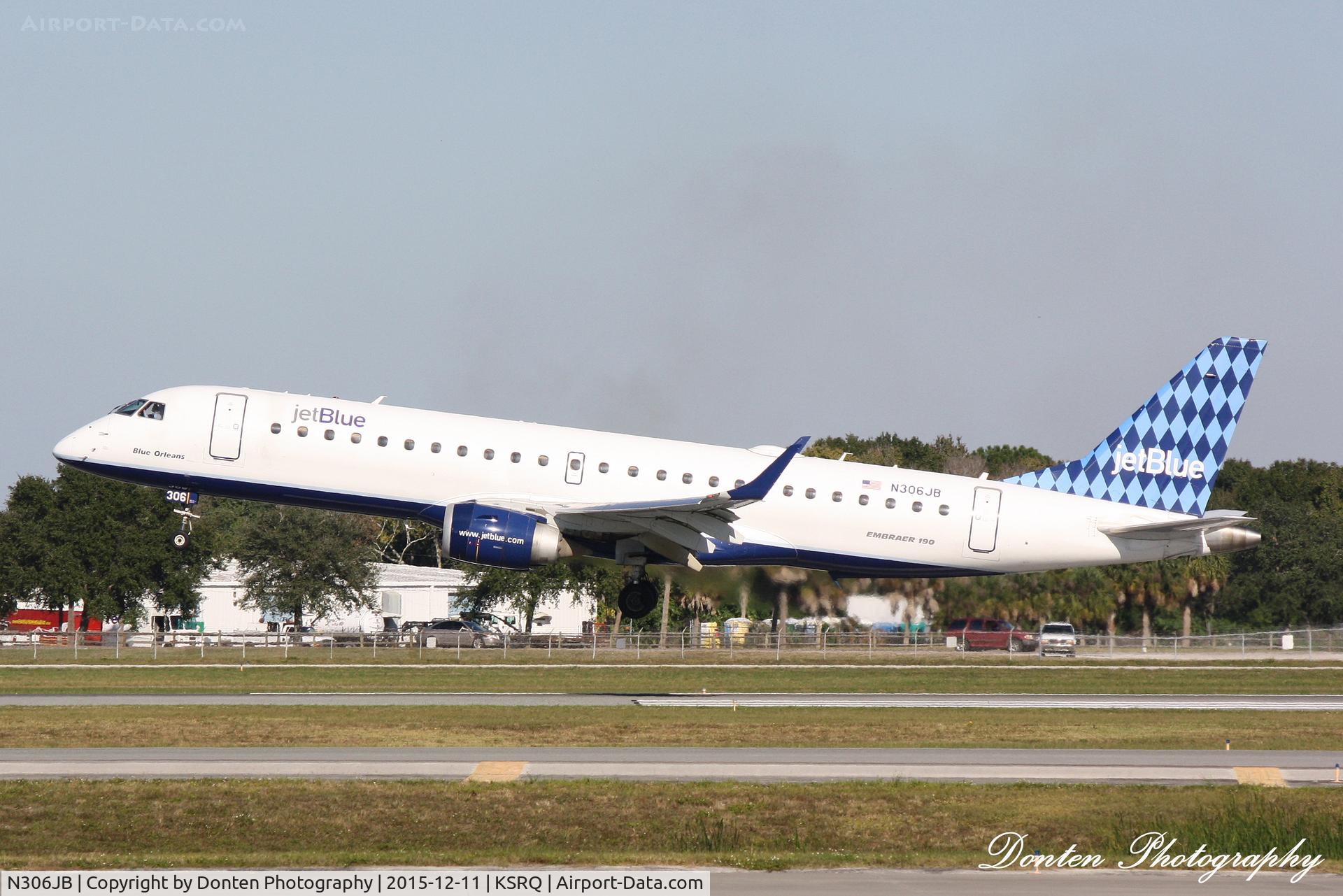 N306JB, 2009 Embraer ERJ-190-100 IGW 190AR C/N 19000272, JeBlue Flight 741 (N306JB) 