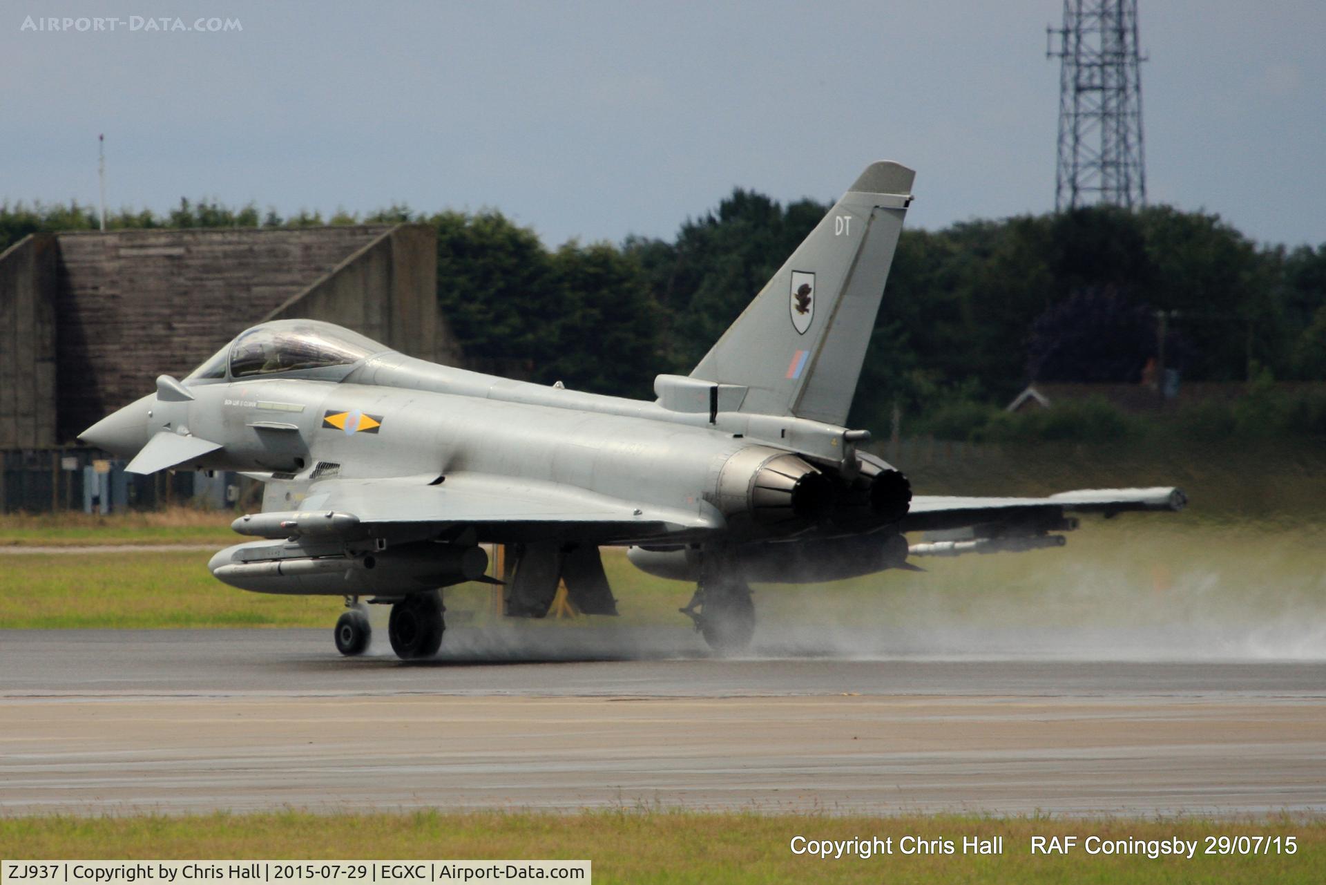 ZJ937, 2007 Eurofighter EF-2000 Typhoon FGR.4 C/N 0121/BS028, RAF 11 Sqn