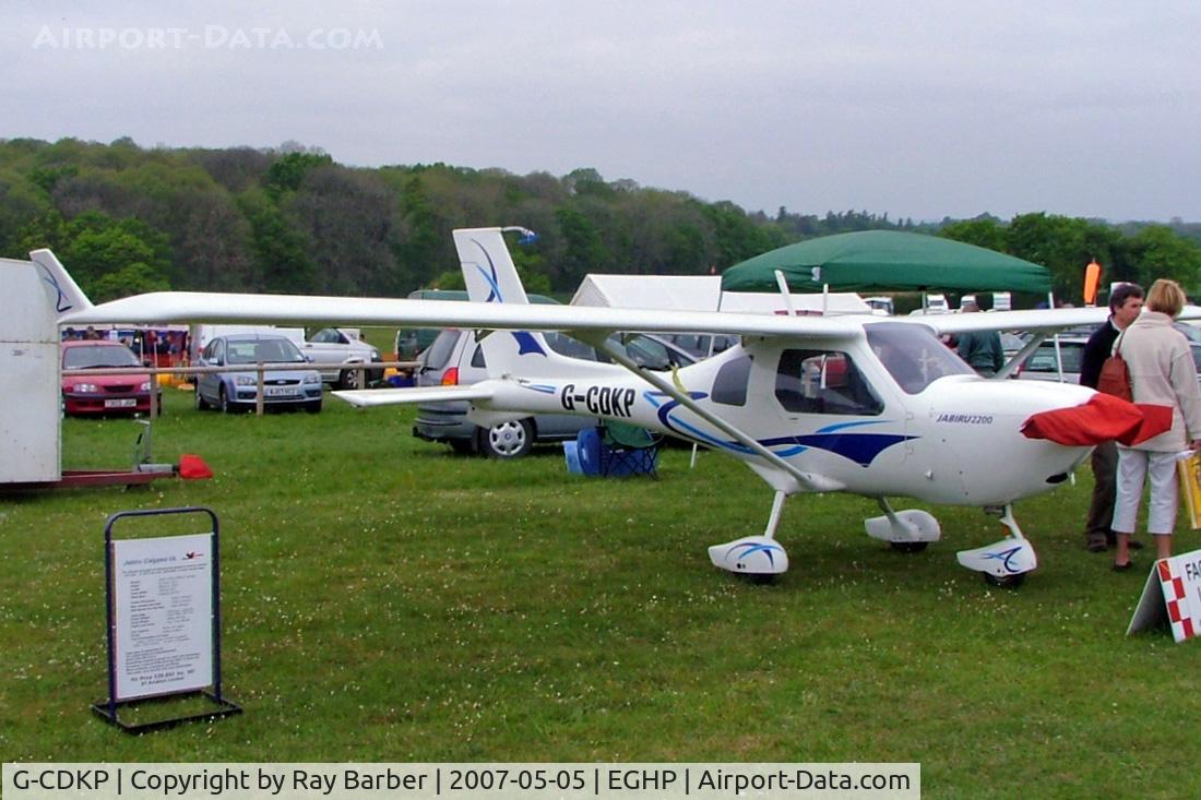 G-CDKP, 2005 Jabiru UL-D C/N 636, Jabiru UL-D Calypso [0636] Popham~G 05/05/2007