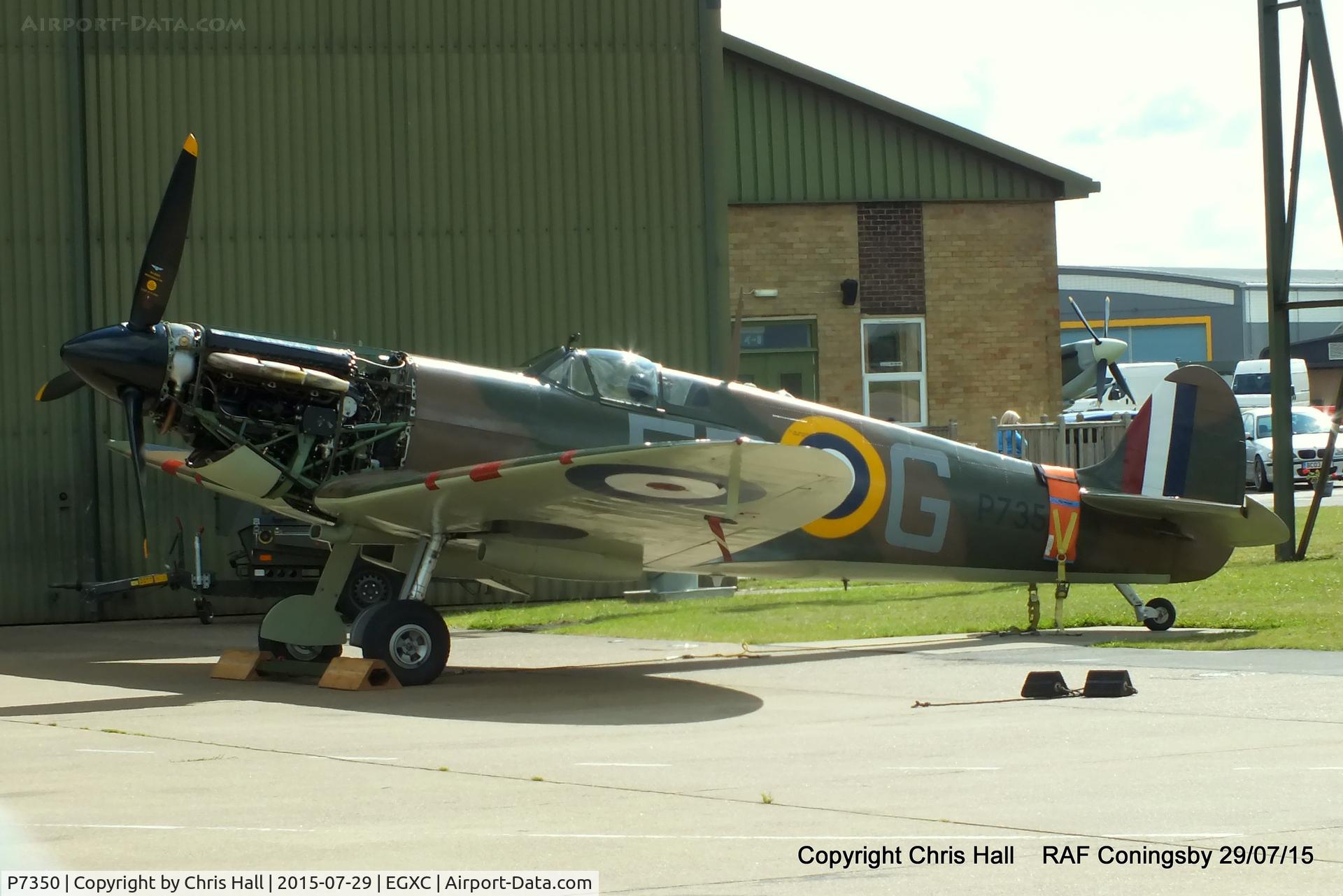 P7350, 1940 Supermarine 329 Spitfire IIa C/N CBAF.14, BBMF