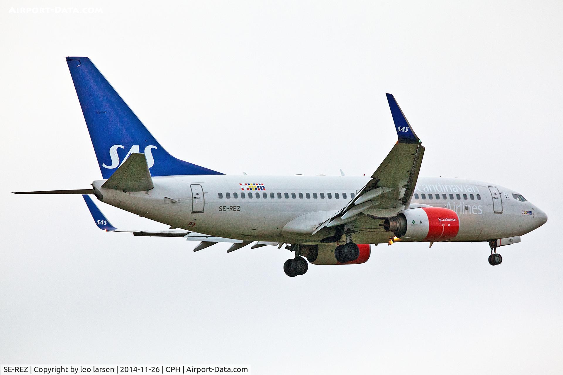 SE-REZ, 2003 Boeing 737-76N C/N 32738, Copenhagen 26.11.14