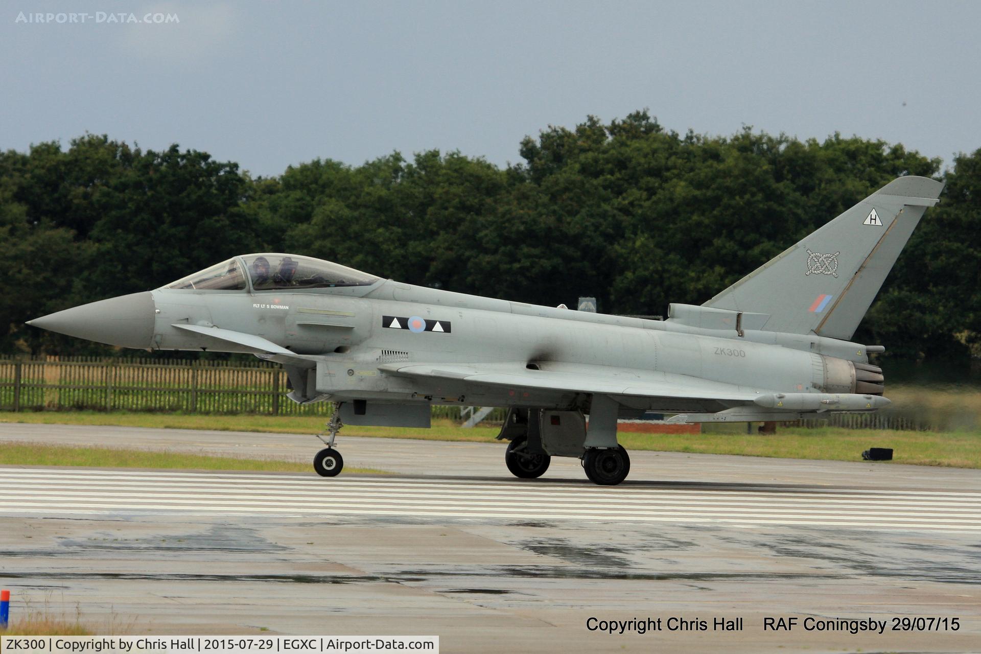 ZK300, 2009 Eurofighter EF-2000 Typhoon FGR.4 C/N BS052, RAF II(AC)Sqn